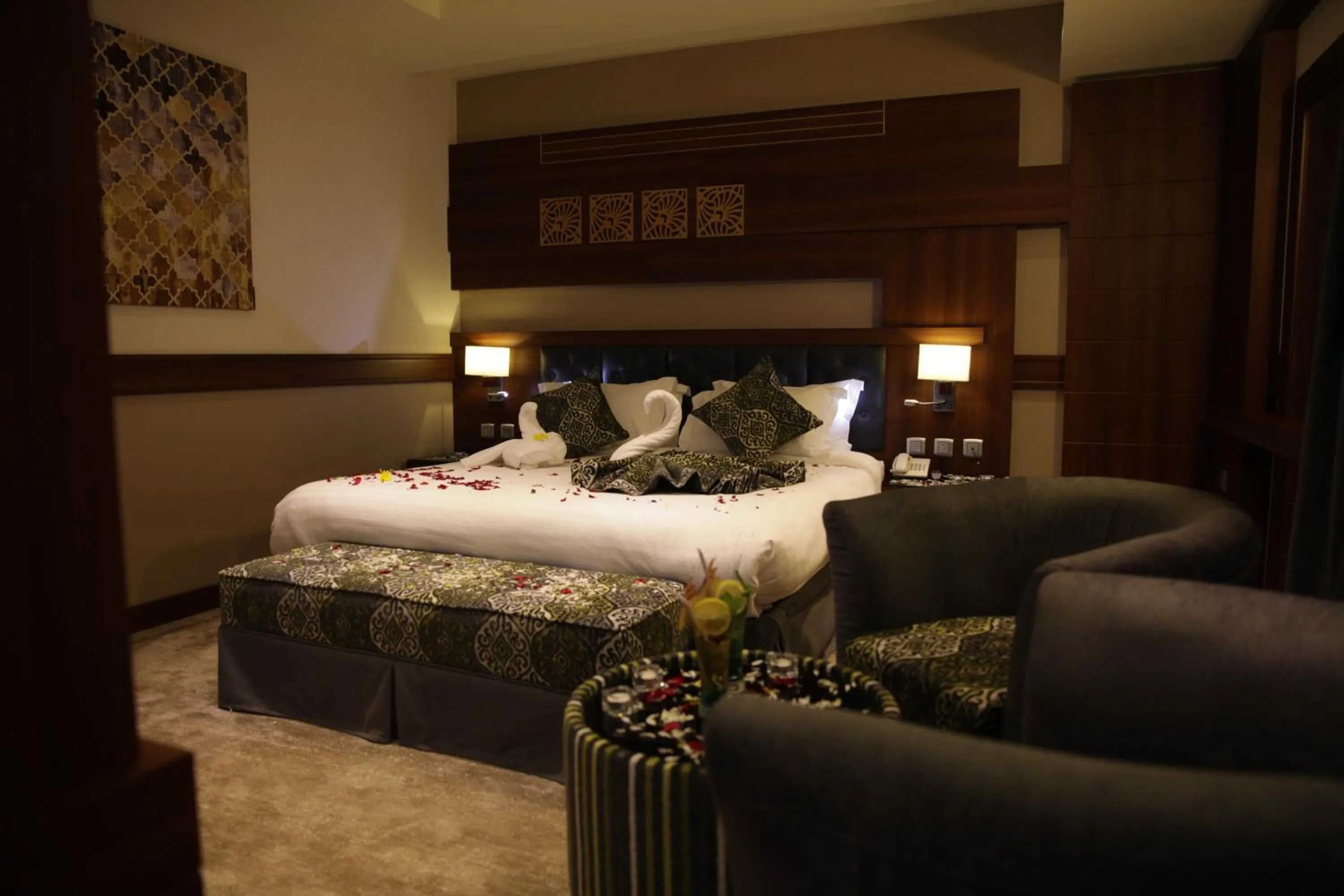 Decorative detail, Bed in Dalin Hotel