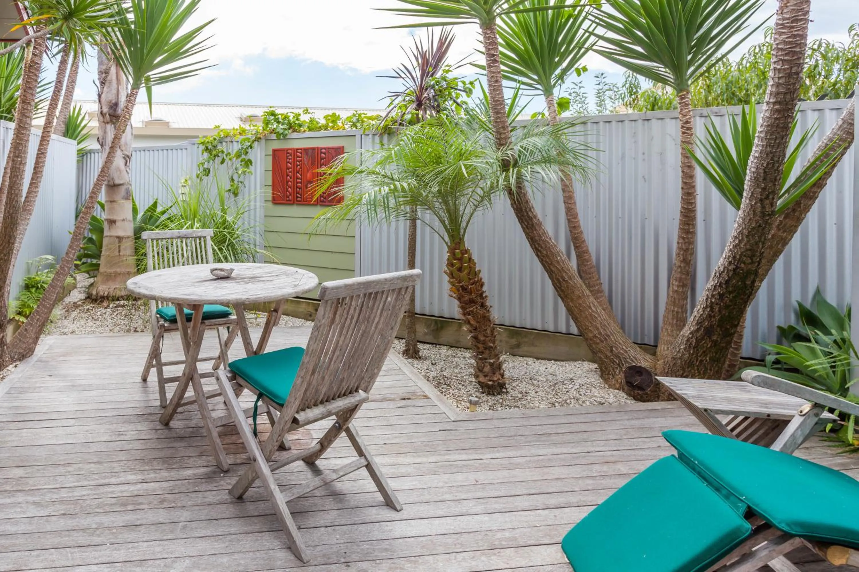 Patio in Tairua Shores Motel