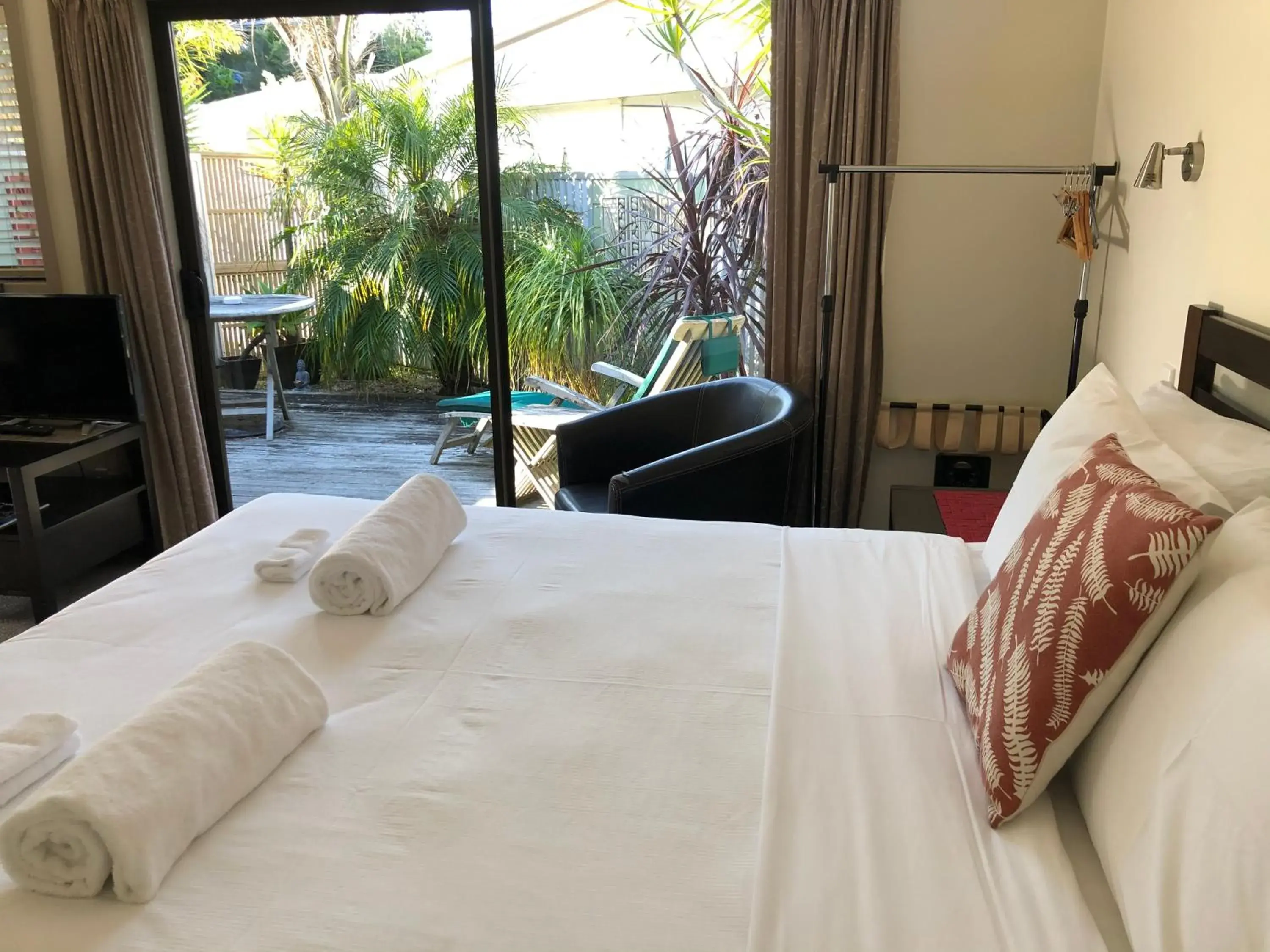 Bed in Tairua Shores Motel Bed in Tairua Shores Motel