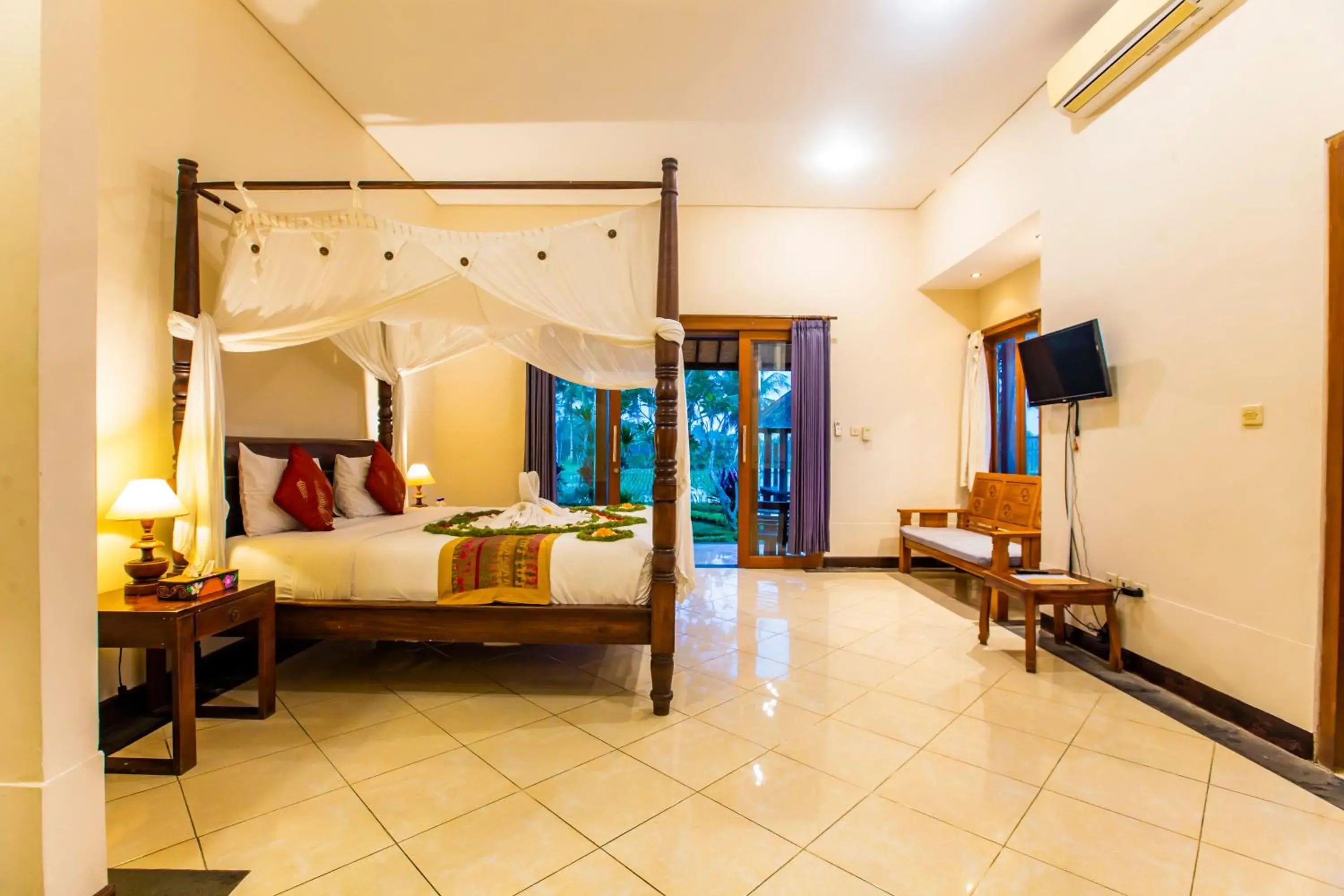 Bed in Villa Mandi Ubud Bed in Villa Mandi Ubud