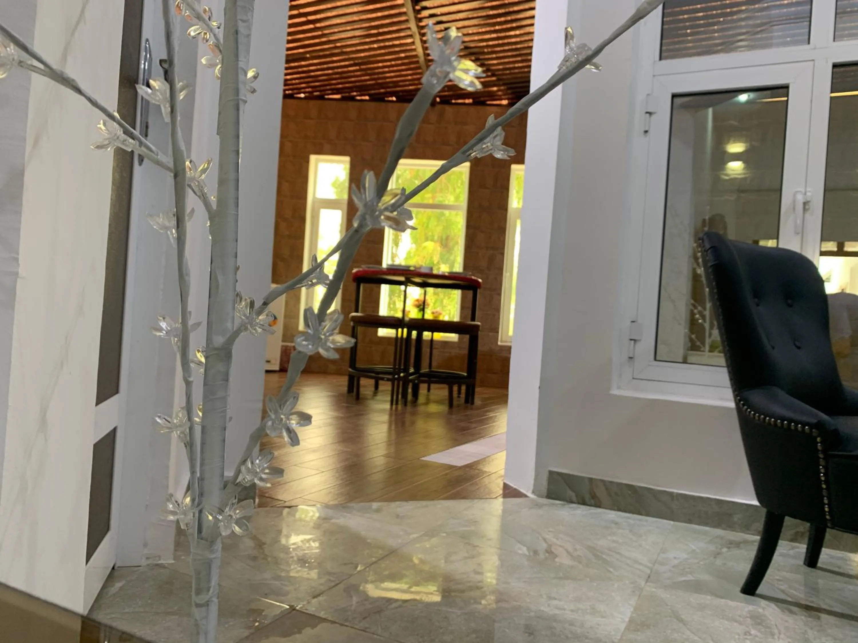 Seating area in Oriental Nights Rest House