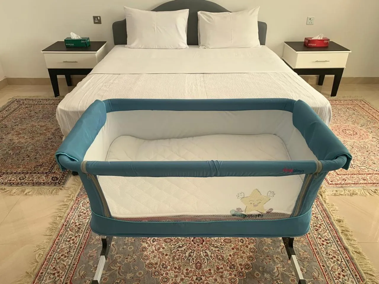 Bed in Oriental Nights Rest House