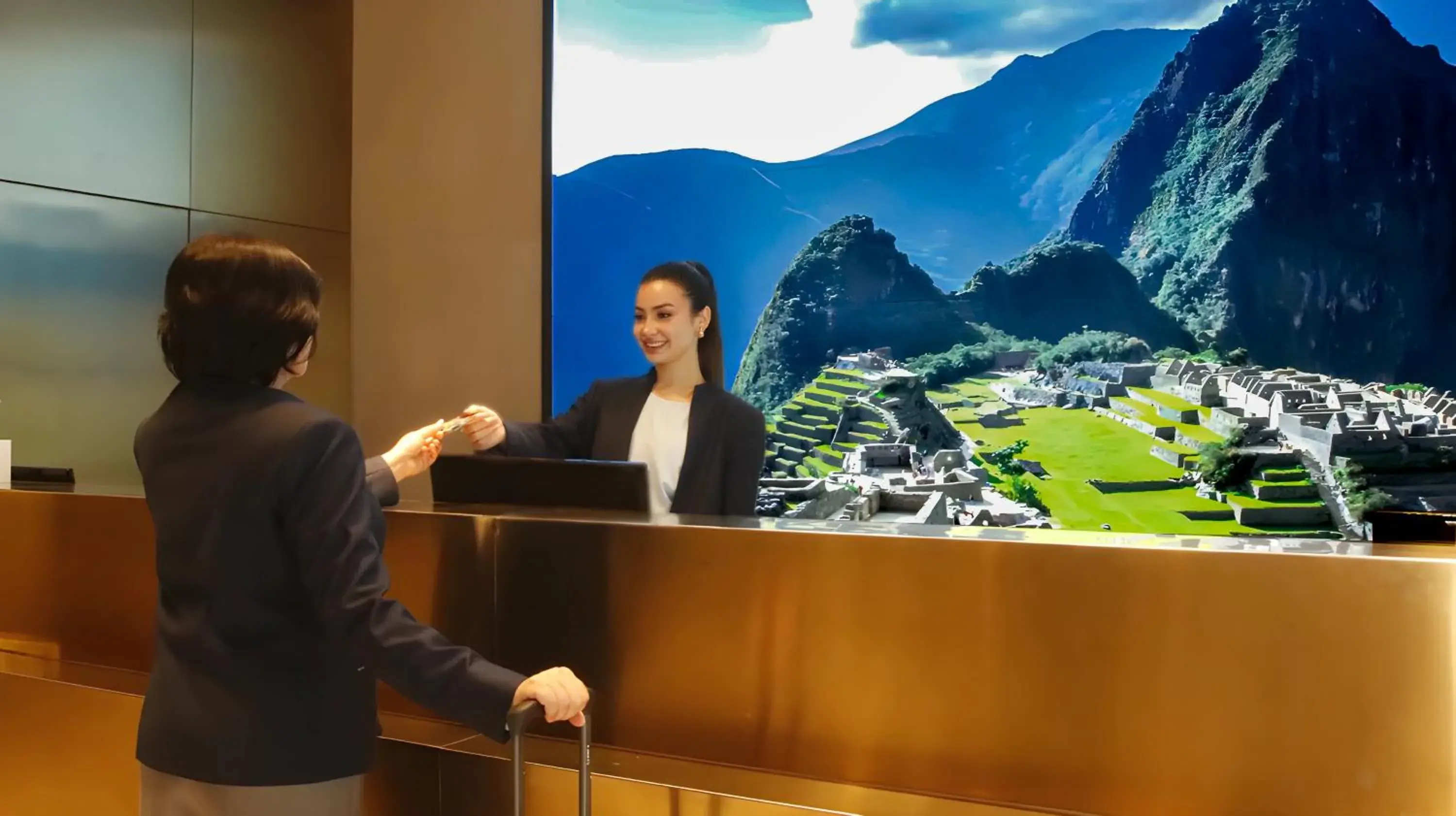 Lobby or reception in Dazzler by Wyndham Lima San Isidro Lobby or reception in Dazzler by Wyndham Lima San Isidro