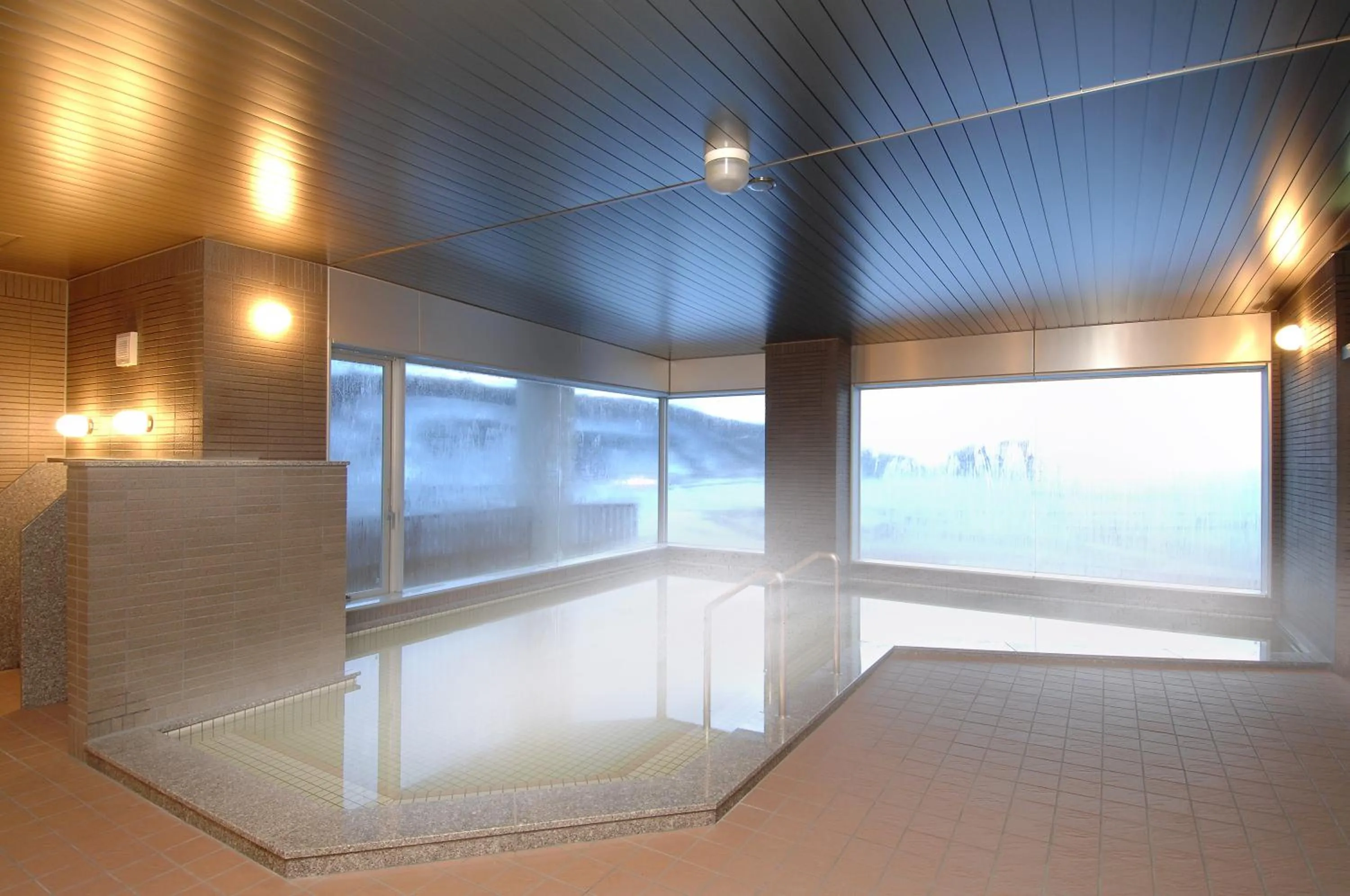 Hot Spring Bath in Shiretoko Noble Hotel
