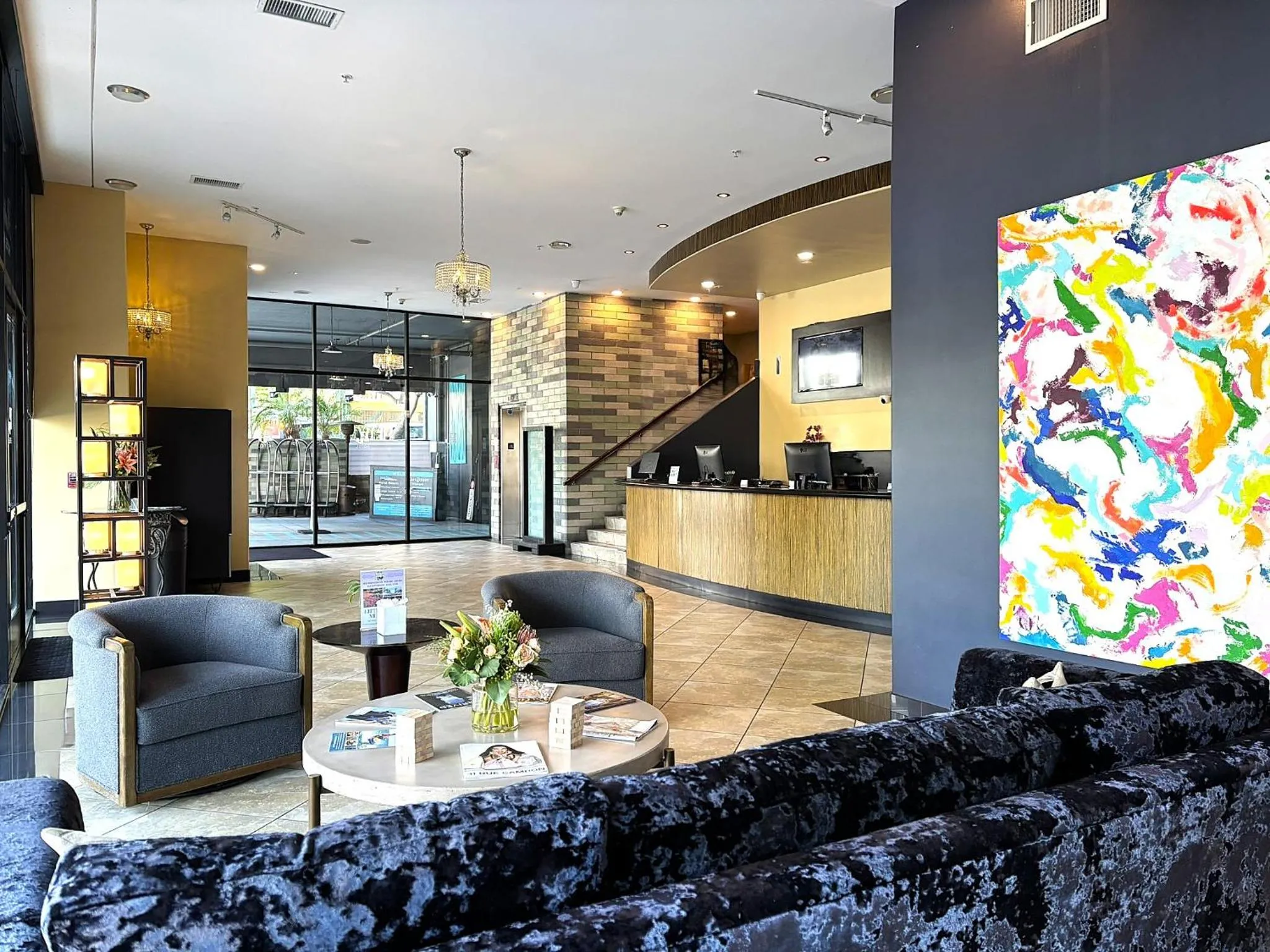 Lobby or reception in Porto Vista Hotel In Little Italy