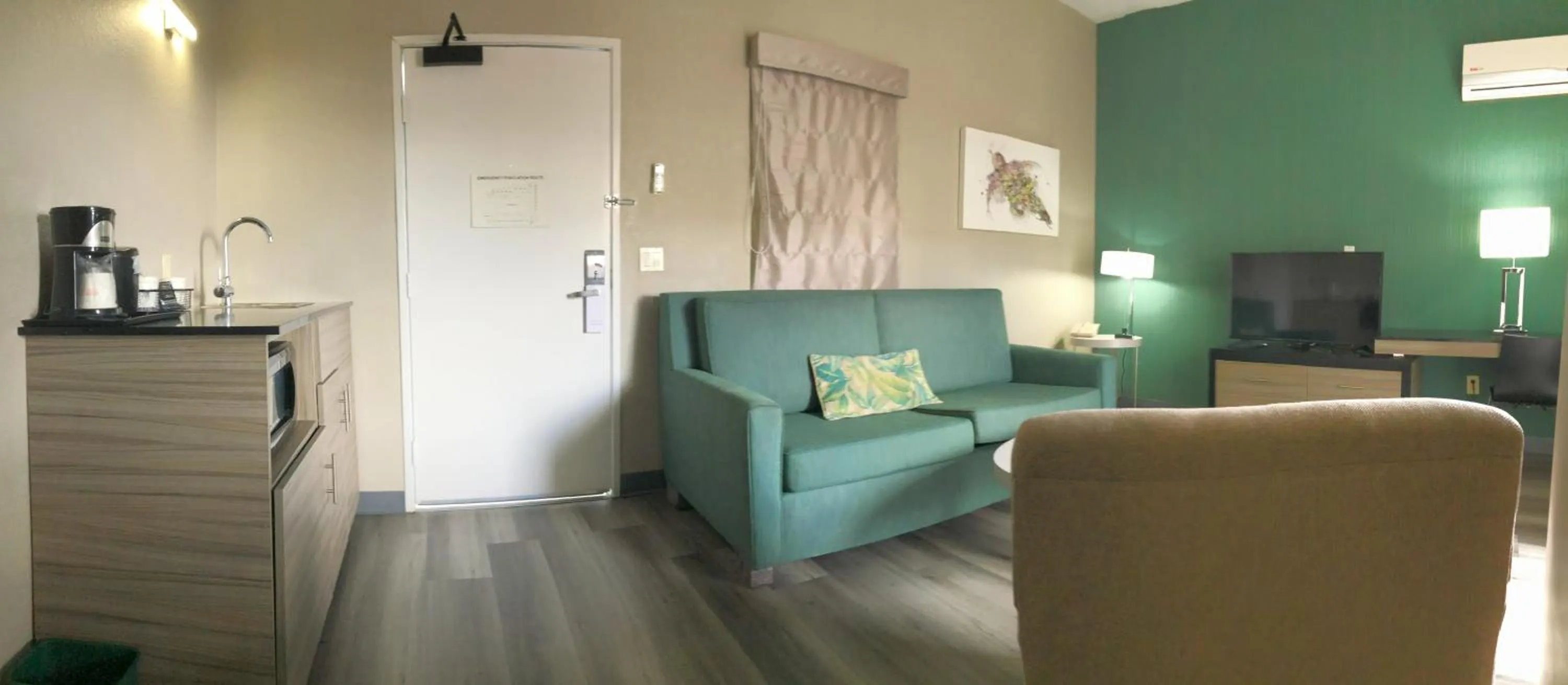 Living room in Porto Vista Hotel In Little Italy