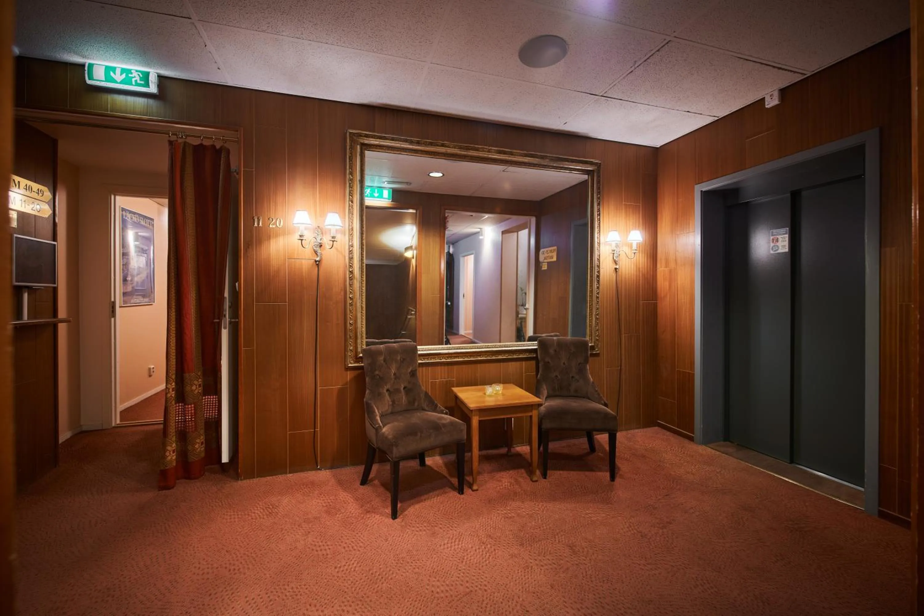 Lobby or reception in Hotell Läckö