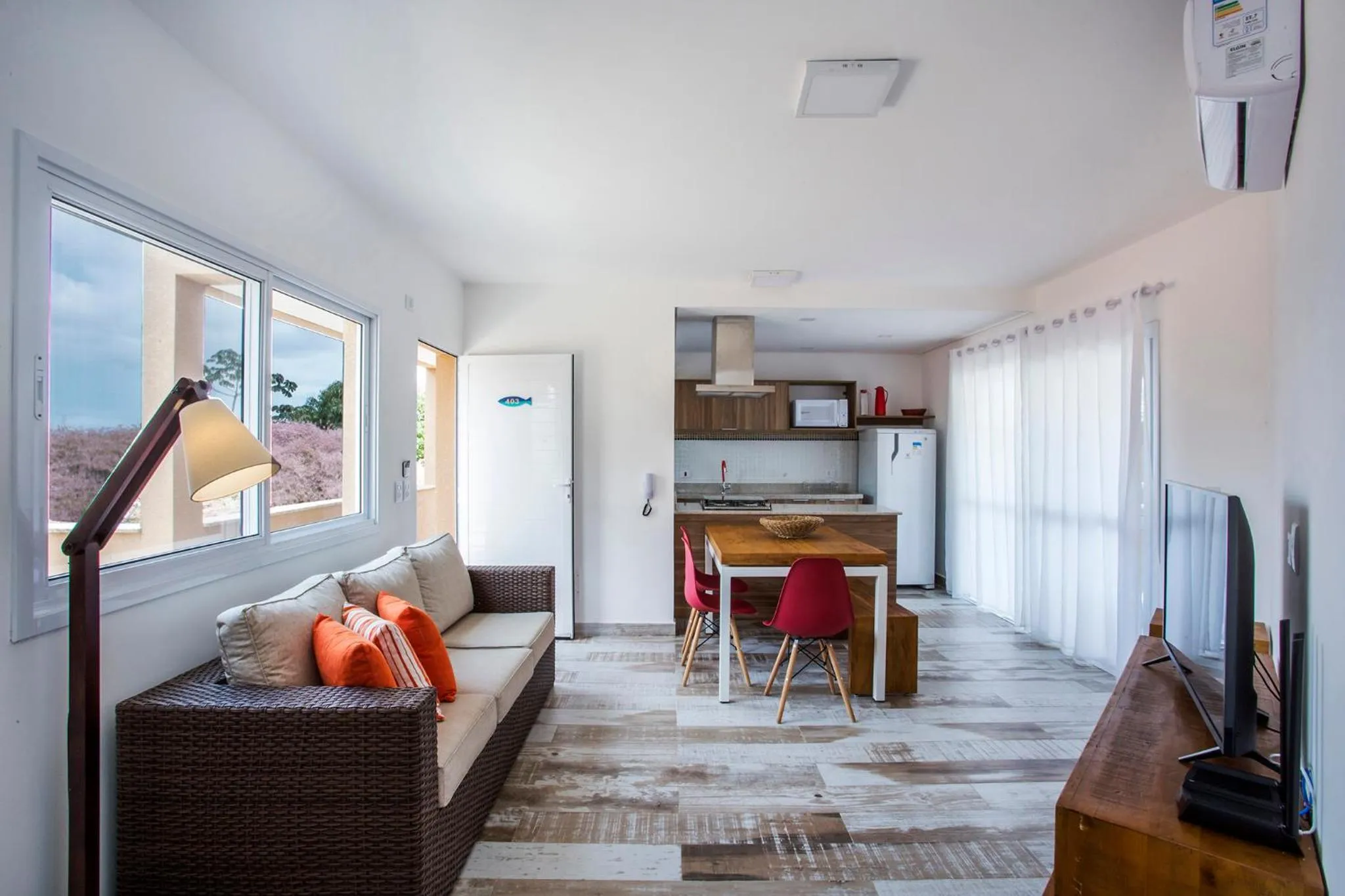 Living room in Ilhabela Beach Residences