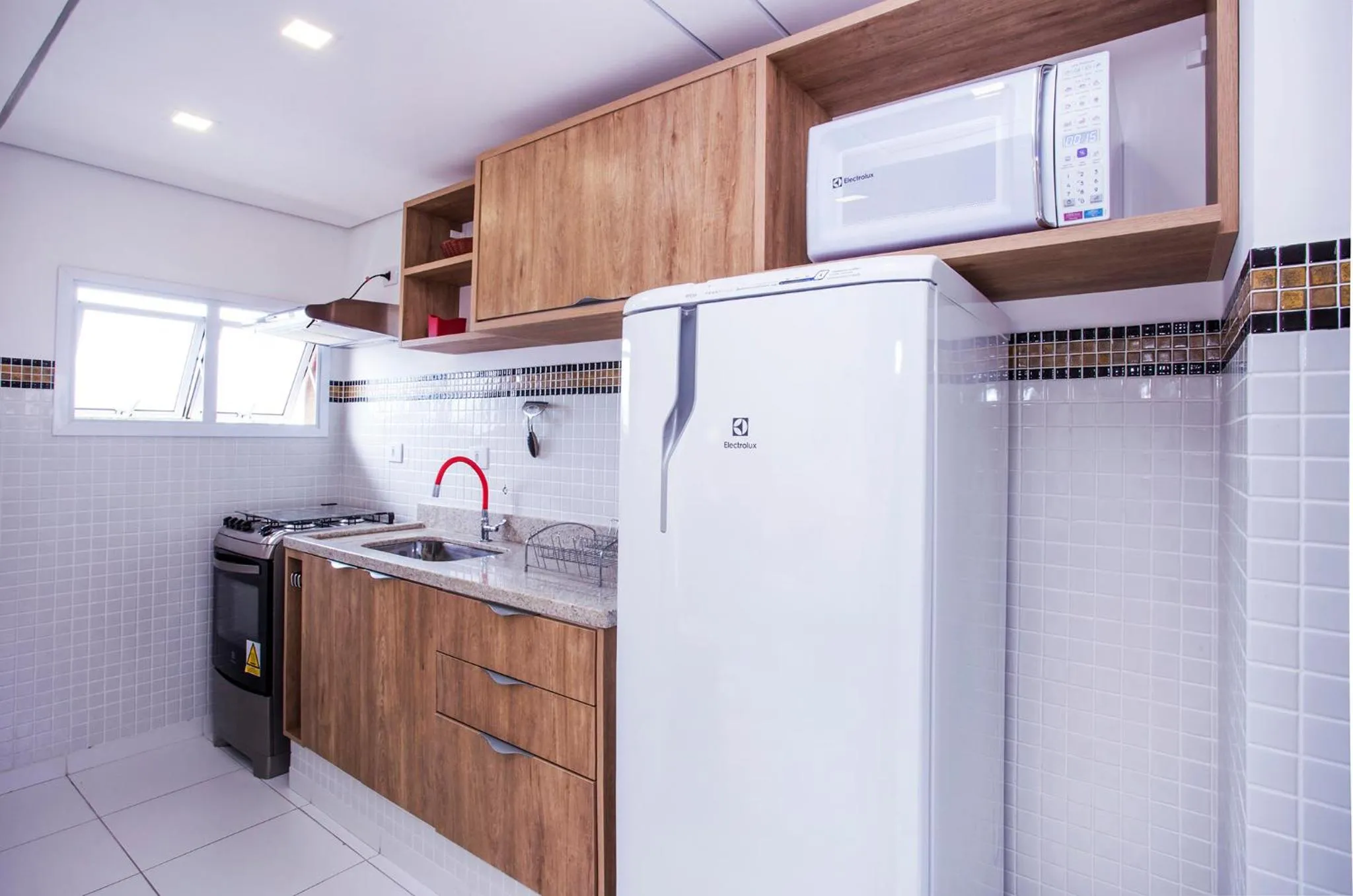 Kitchen or kitchenette in Ilhabela Beach Residences