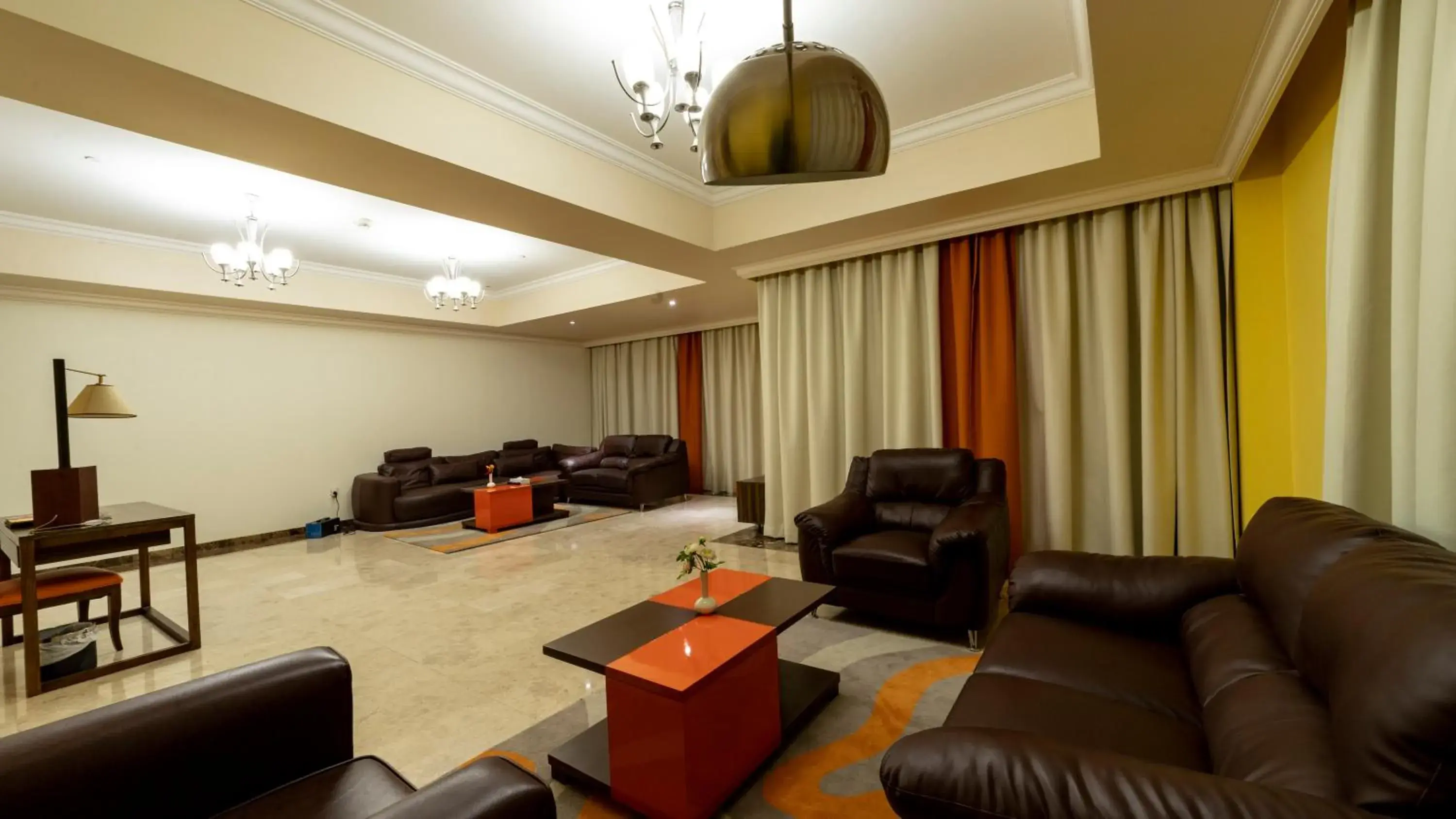 Living room in Abidos Hotel Apartment Dubai Land Living room in Abidos Hotel Apartment Dubai Land