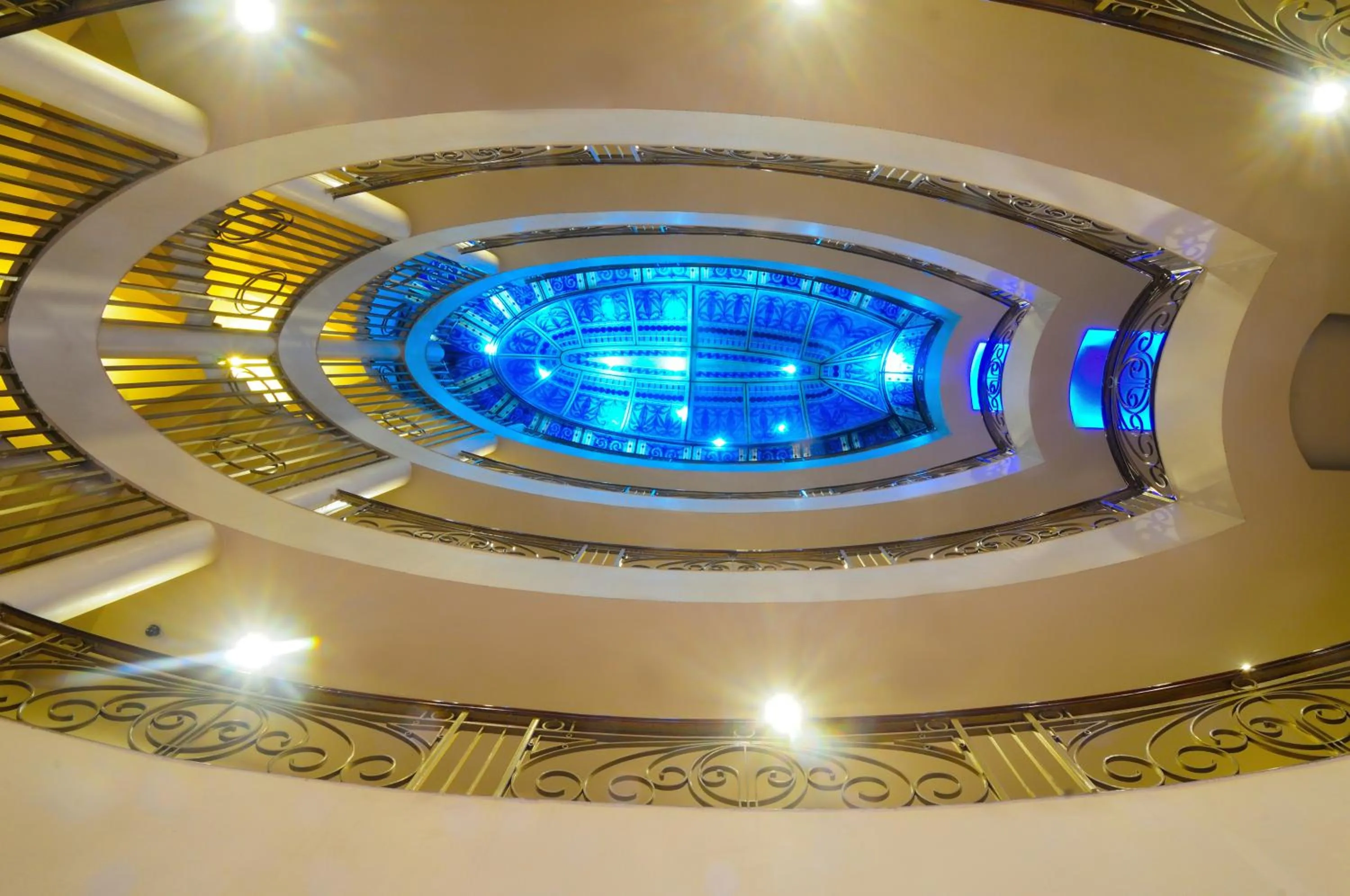 Decorative detail in Hotel Shanti Villa- New Delhi Railway Station