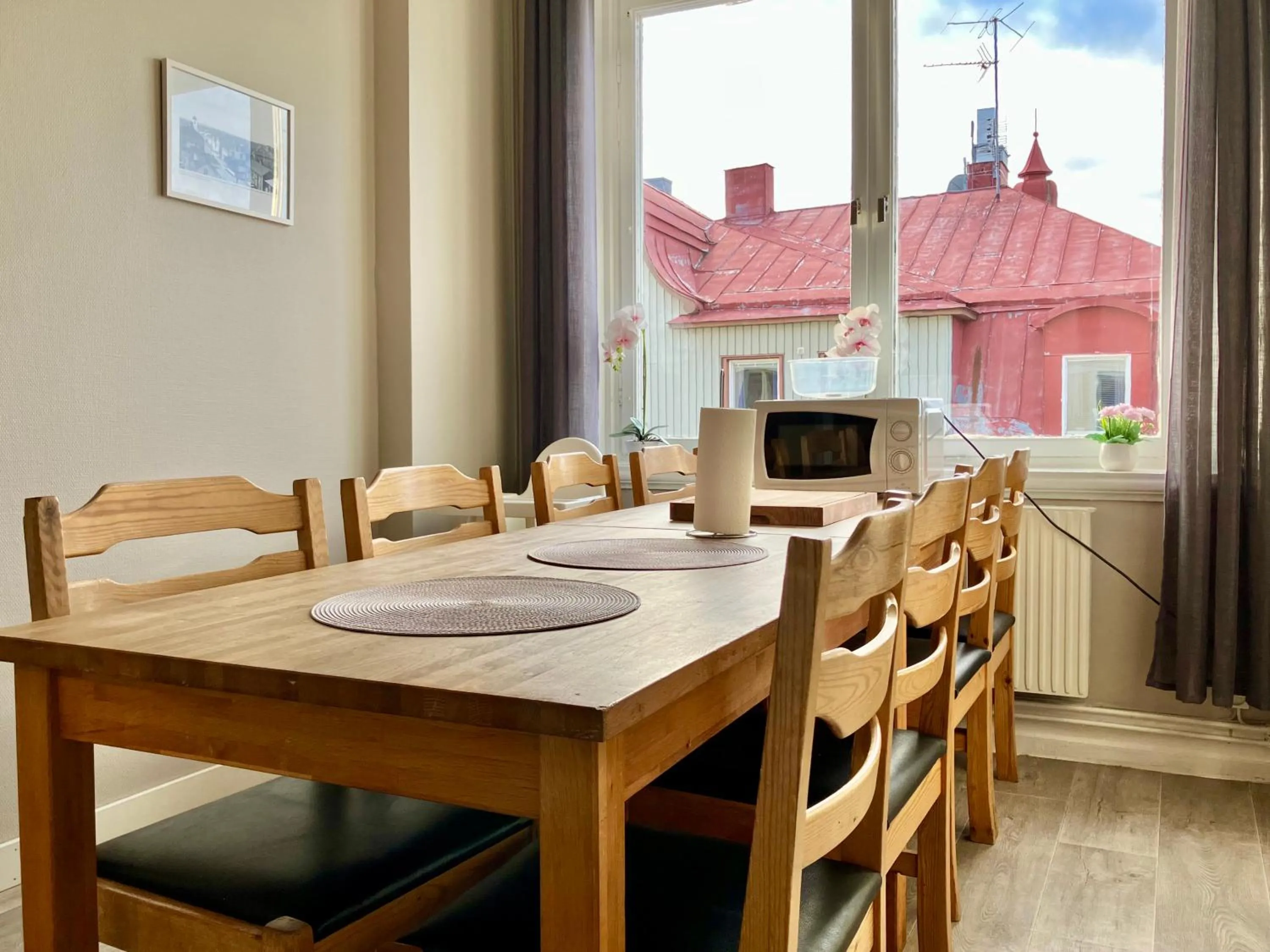 Kitchen or kitchenette in Grand Hotell Strömsund