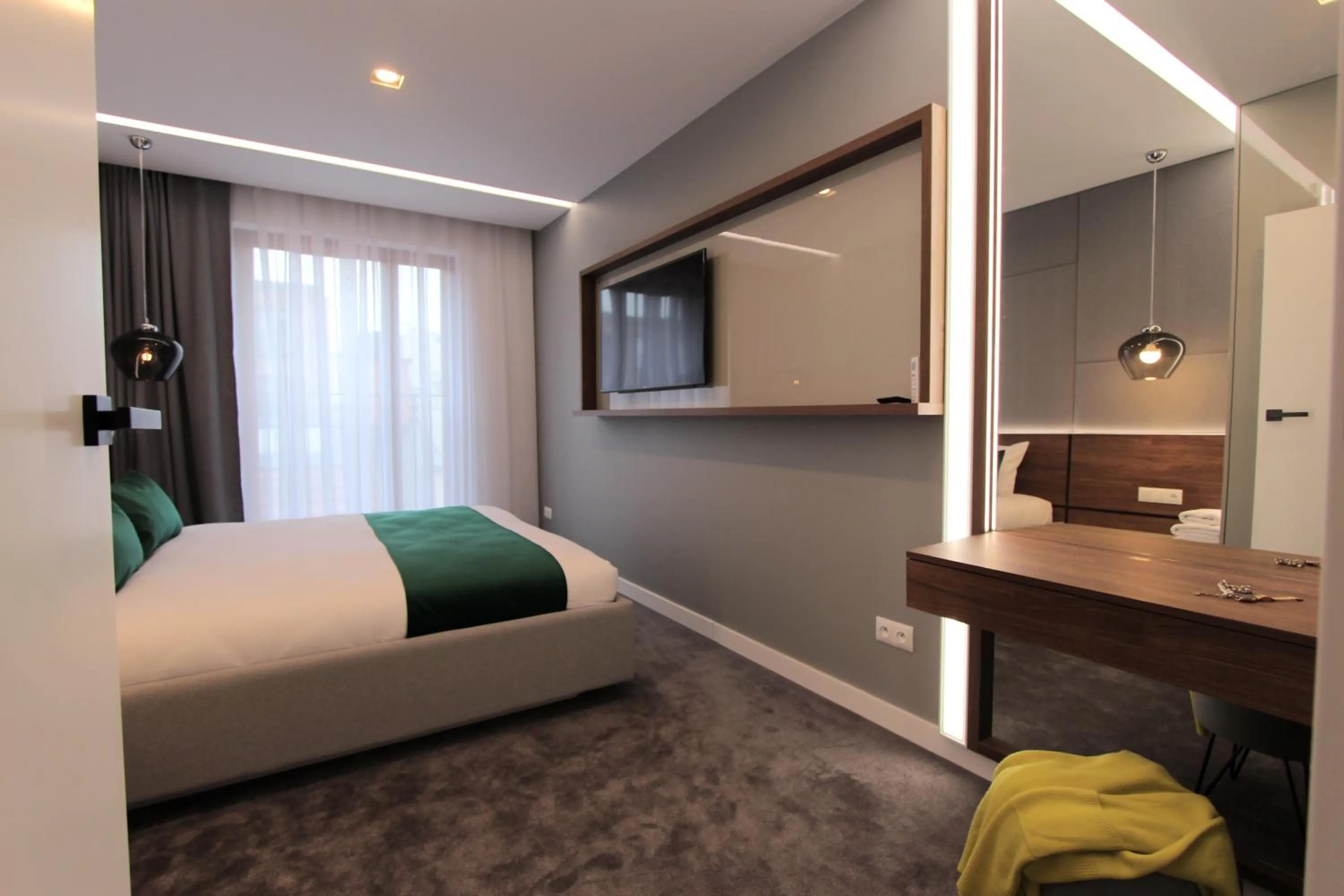 Bedroom, Bed in Lubicz Luxury Apartment
