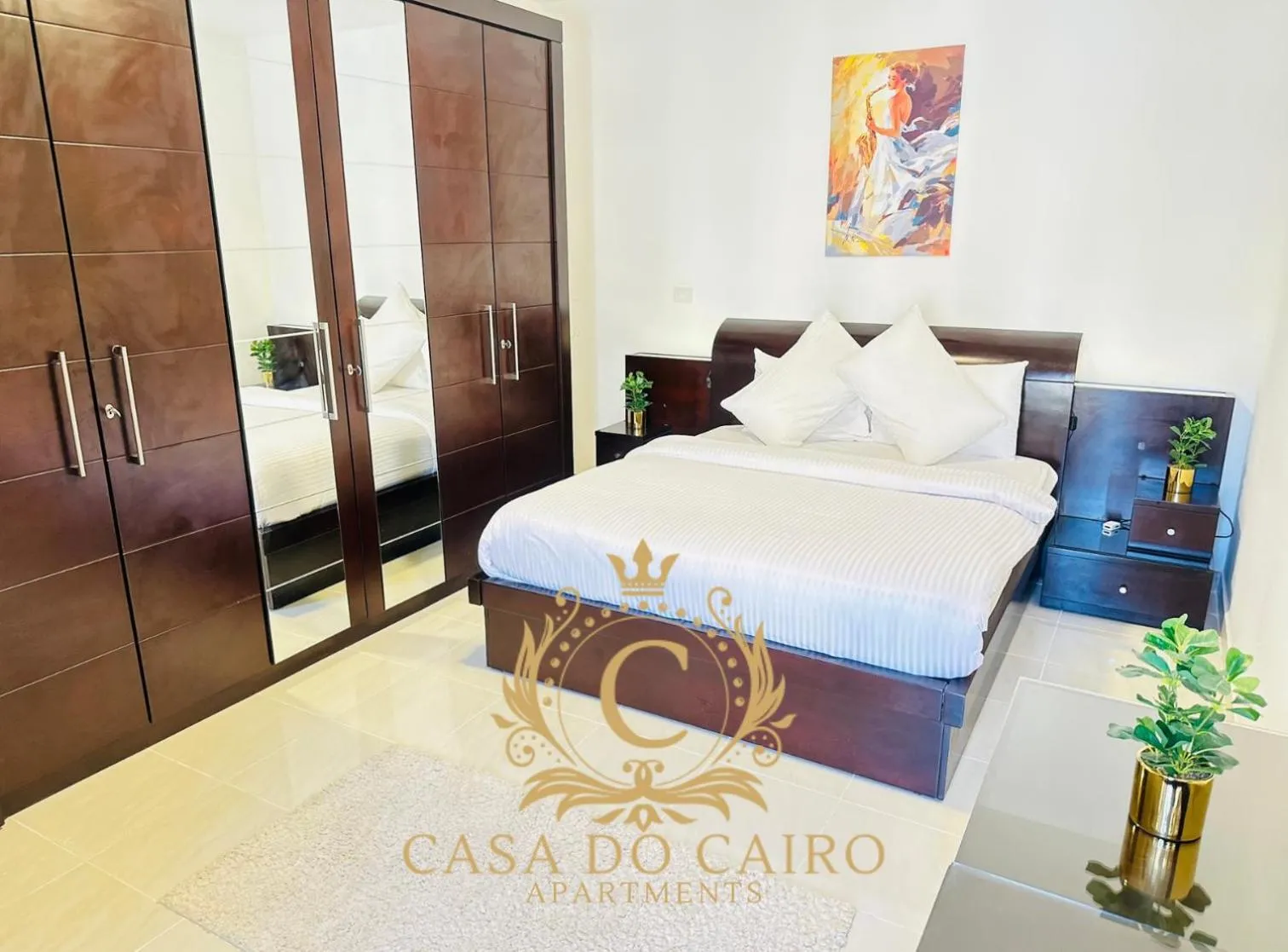 Bedroom, Bed in Casa Do Cairo - Rehab City
