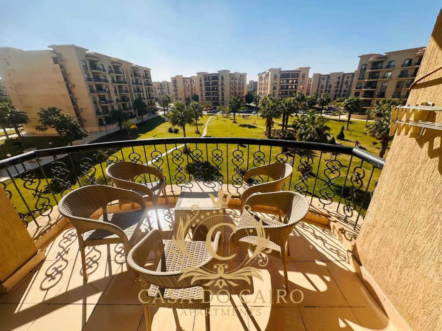 Balcony/Terrace in Casa Do Cairo - Rehab City