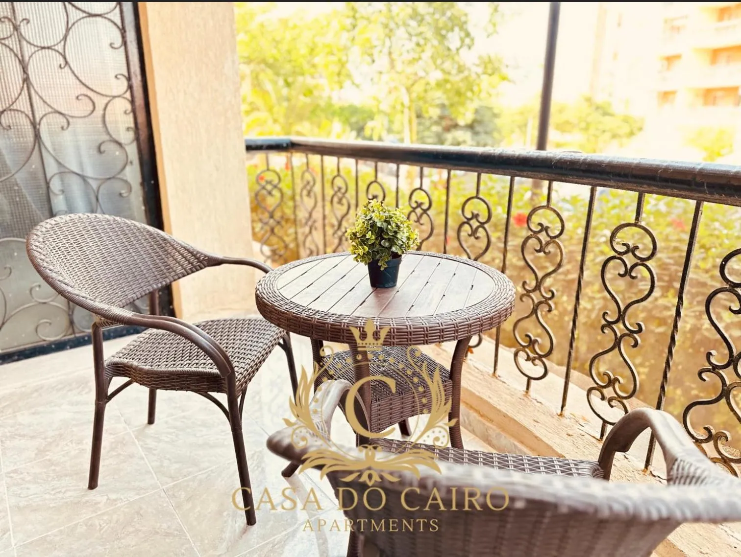 Balcony/Terrace in Casa Do Cairo - Rehab City