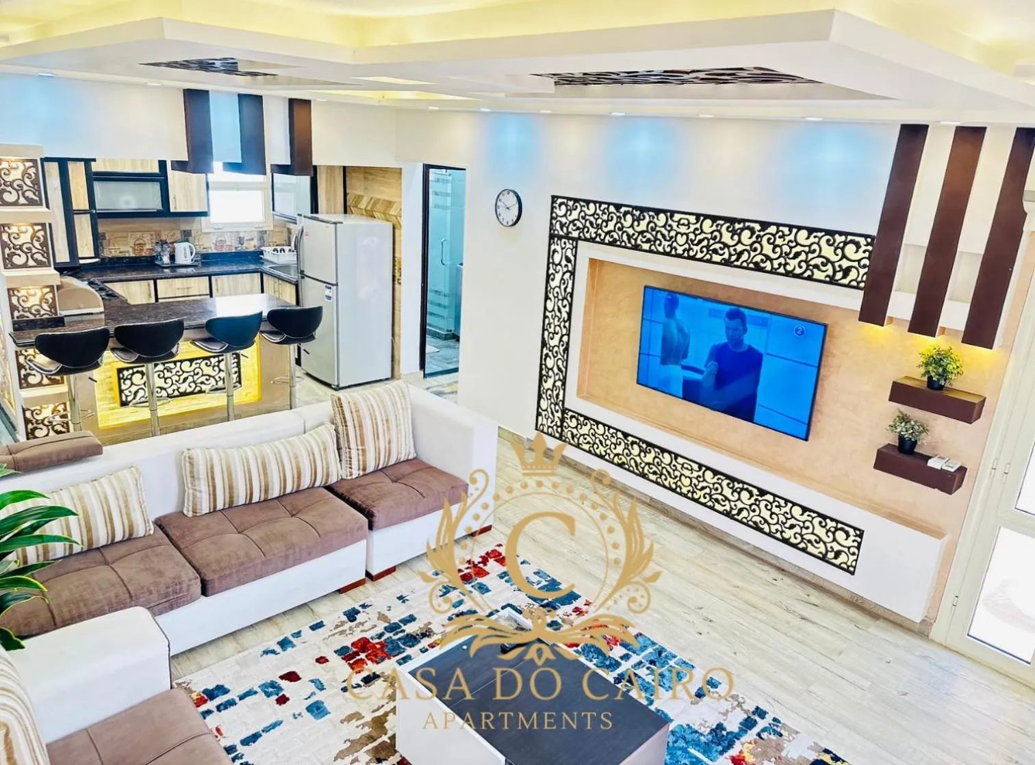 Seating area in Casa Do Cairo - Rehab City