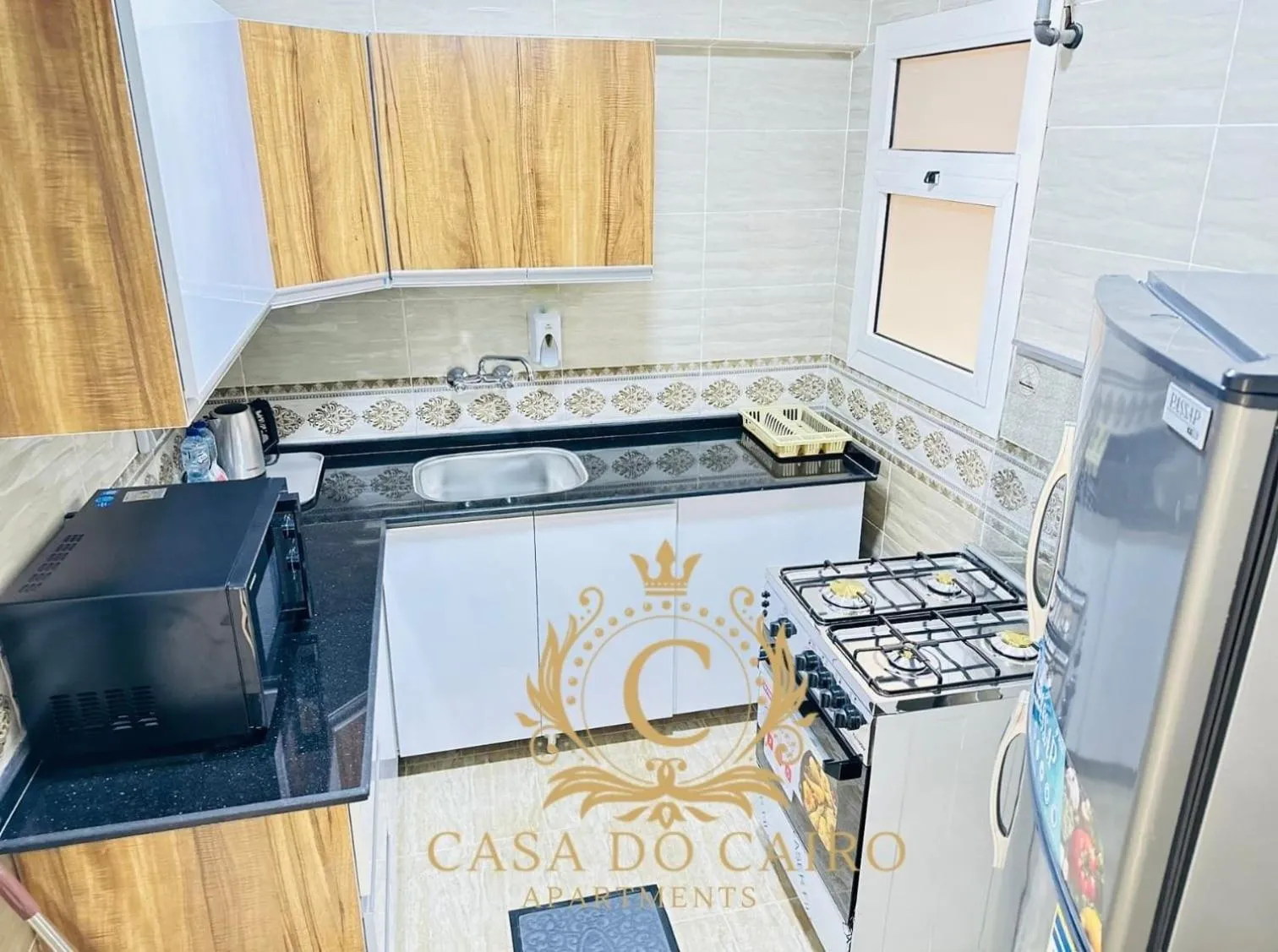 Kitchen or kitchenette in Casa Do Cairo - Rehab City