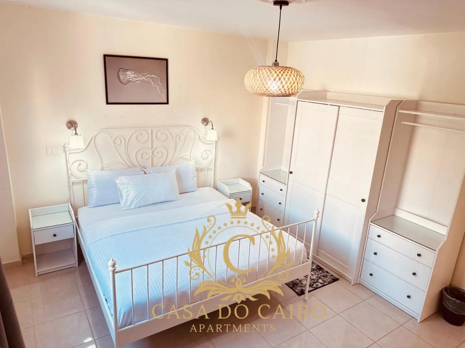 Bedroom, Bed in Casa Do Cairo - Rehab City