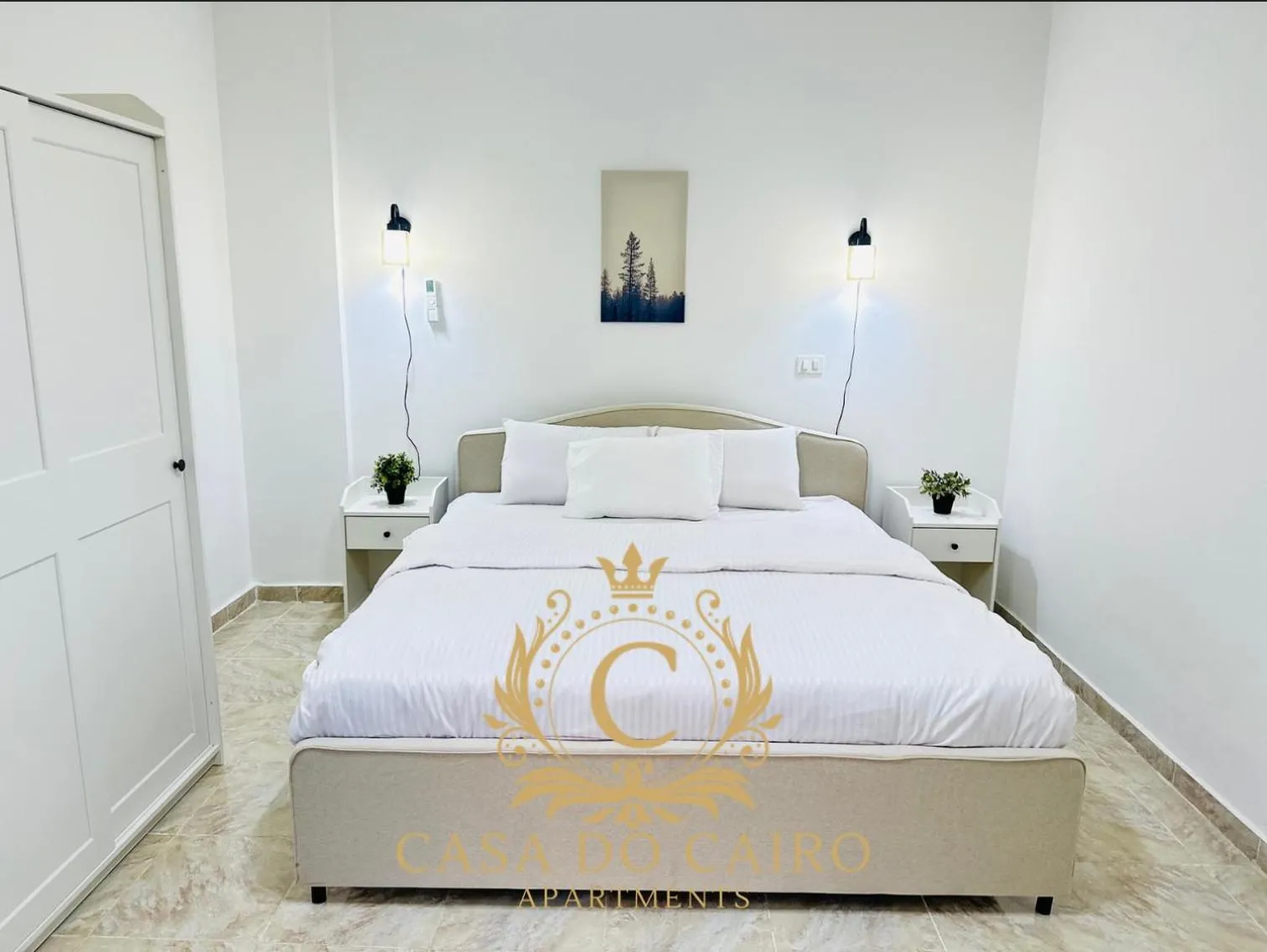 Bedroom, Bed in Casa Do Cairo - Rehab City