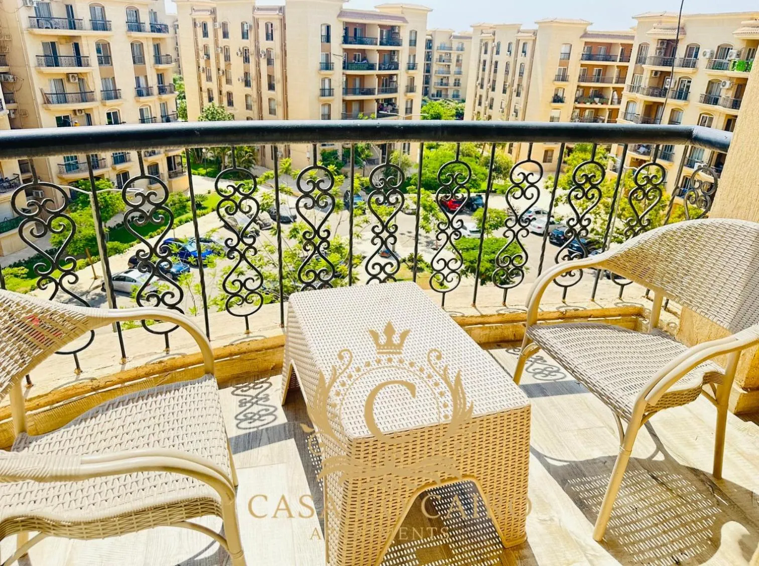 Balcony/Terrace in Casa Do Cairo - Rehab City