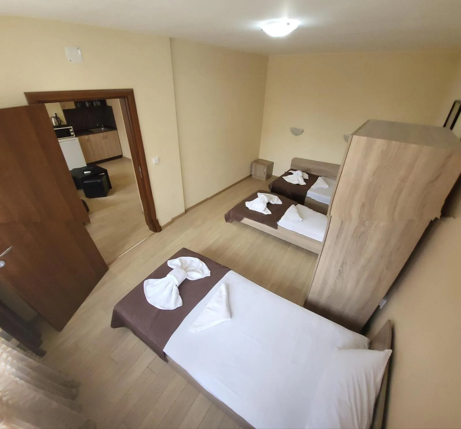 Bed in Twain Apart&Rooms