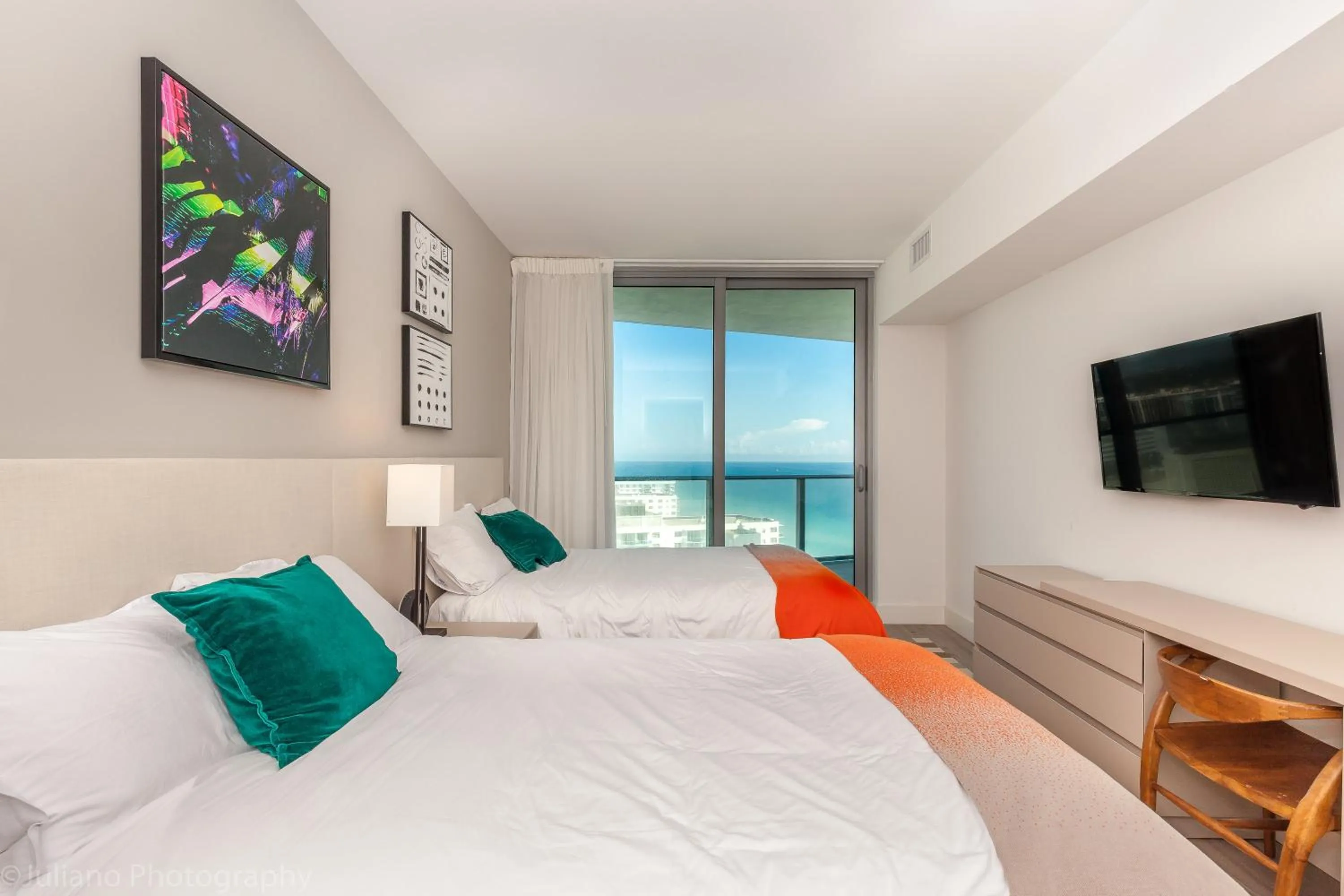 Bed in Private Ocean Condos at Hyde Beach Resort & Residences