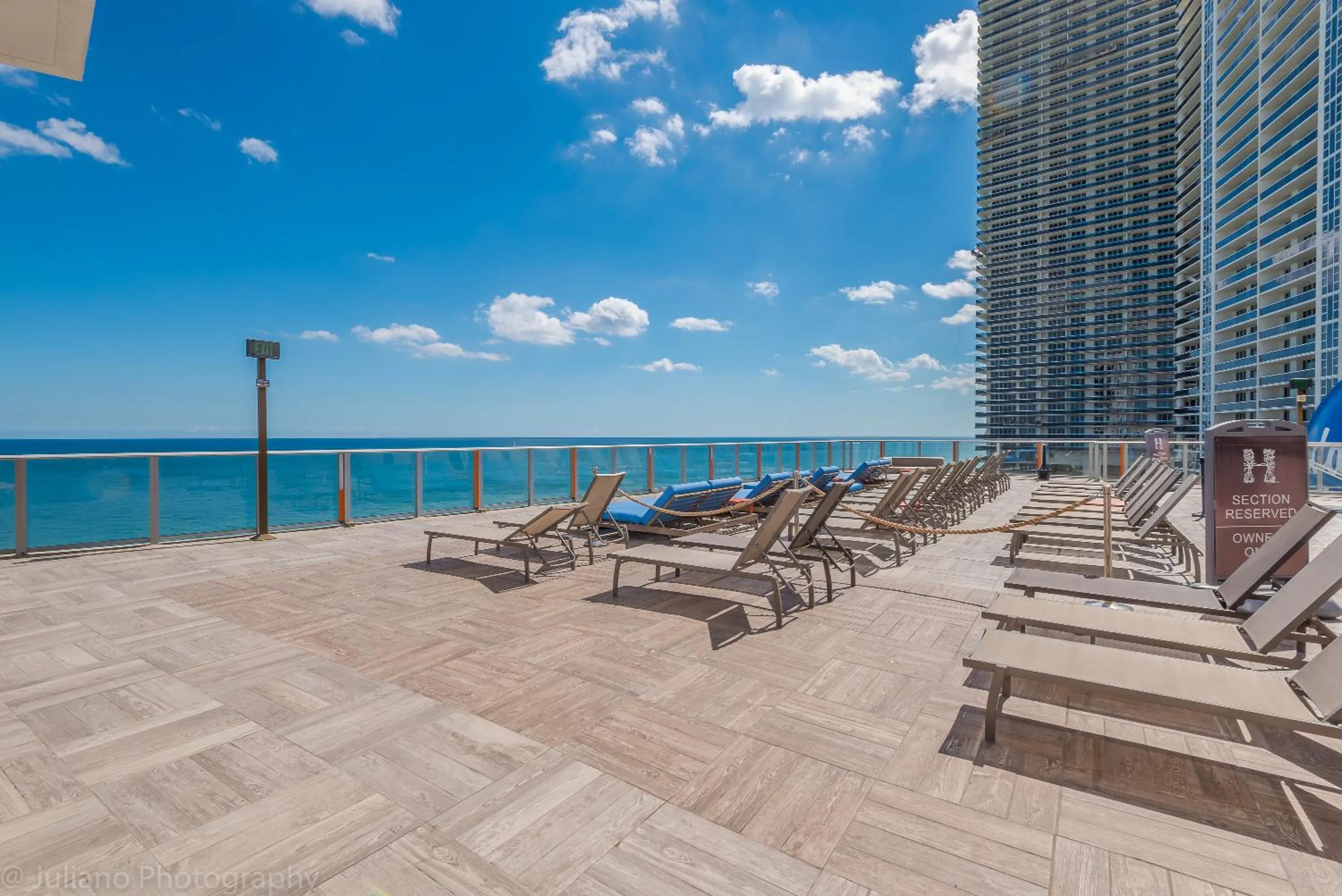 Balcony/Terrace in Private Ocean Condos at Hyde Beach Resort & Residences