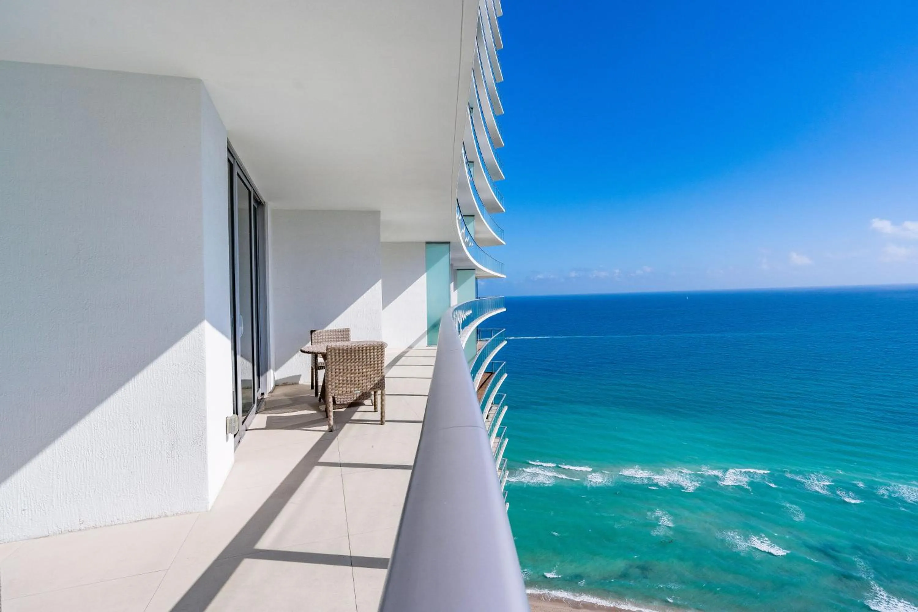 Sea view in Private Ocean Condos at Hyde Beach Resort & Residences