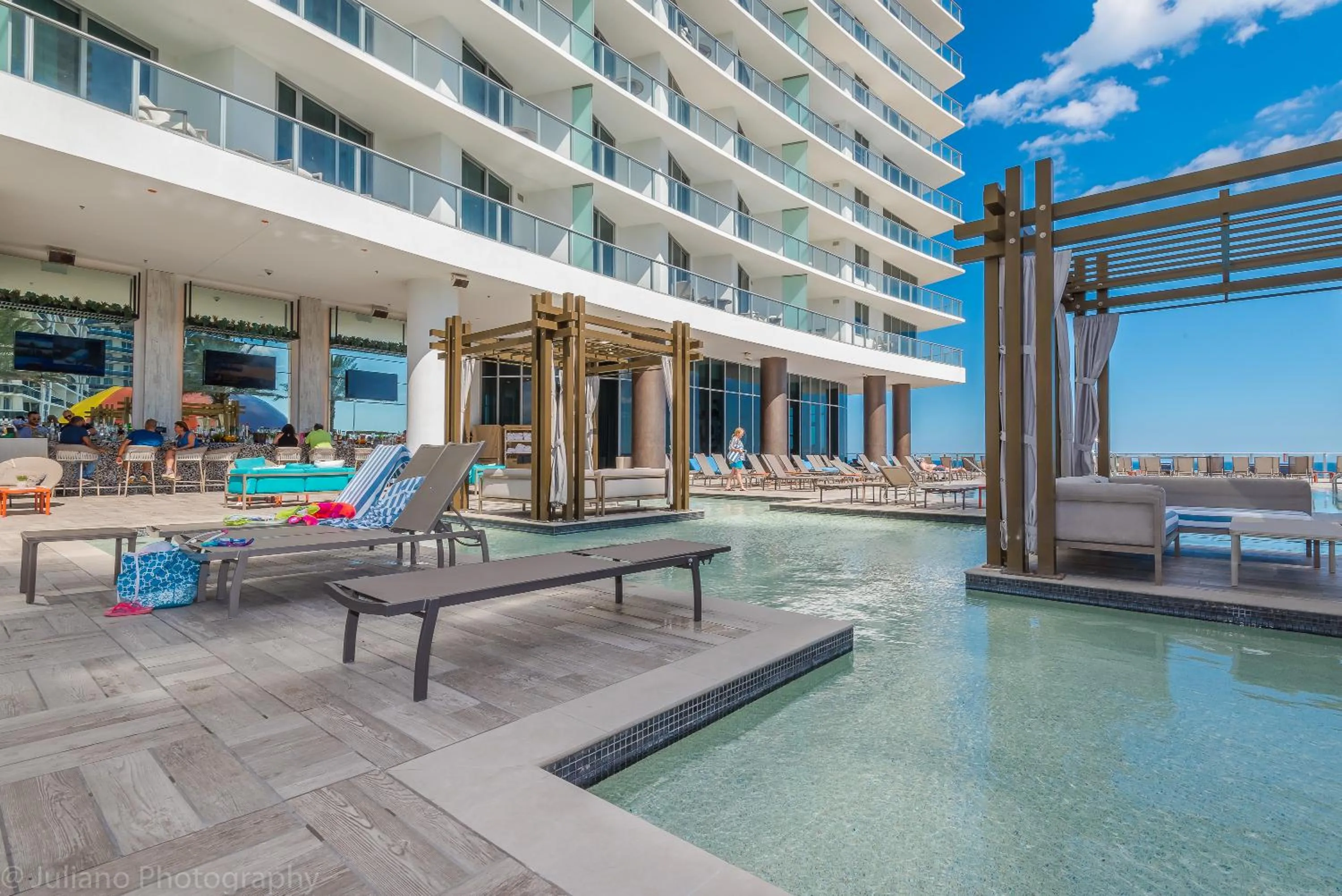 Balcony/Terrace in Private Ocean Condos at Hyde Beach Resort & Residences