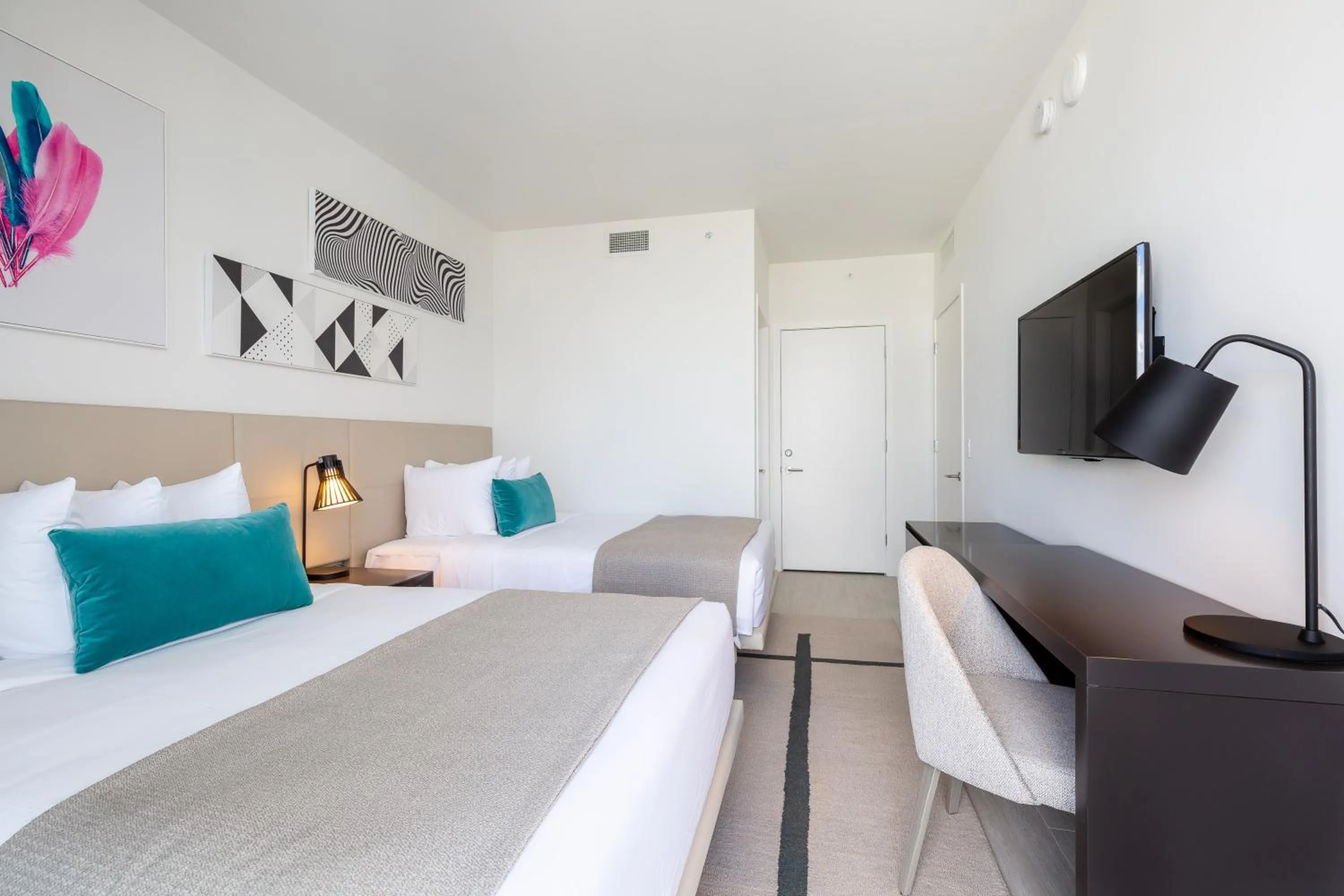 Bed in Private Ocean Condos at Hyde Beach Resort & Residences