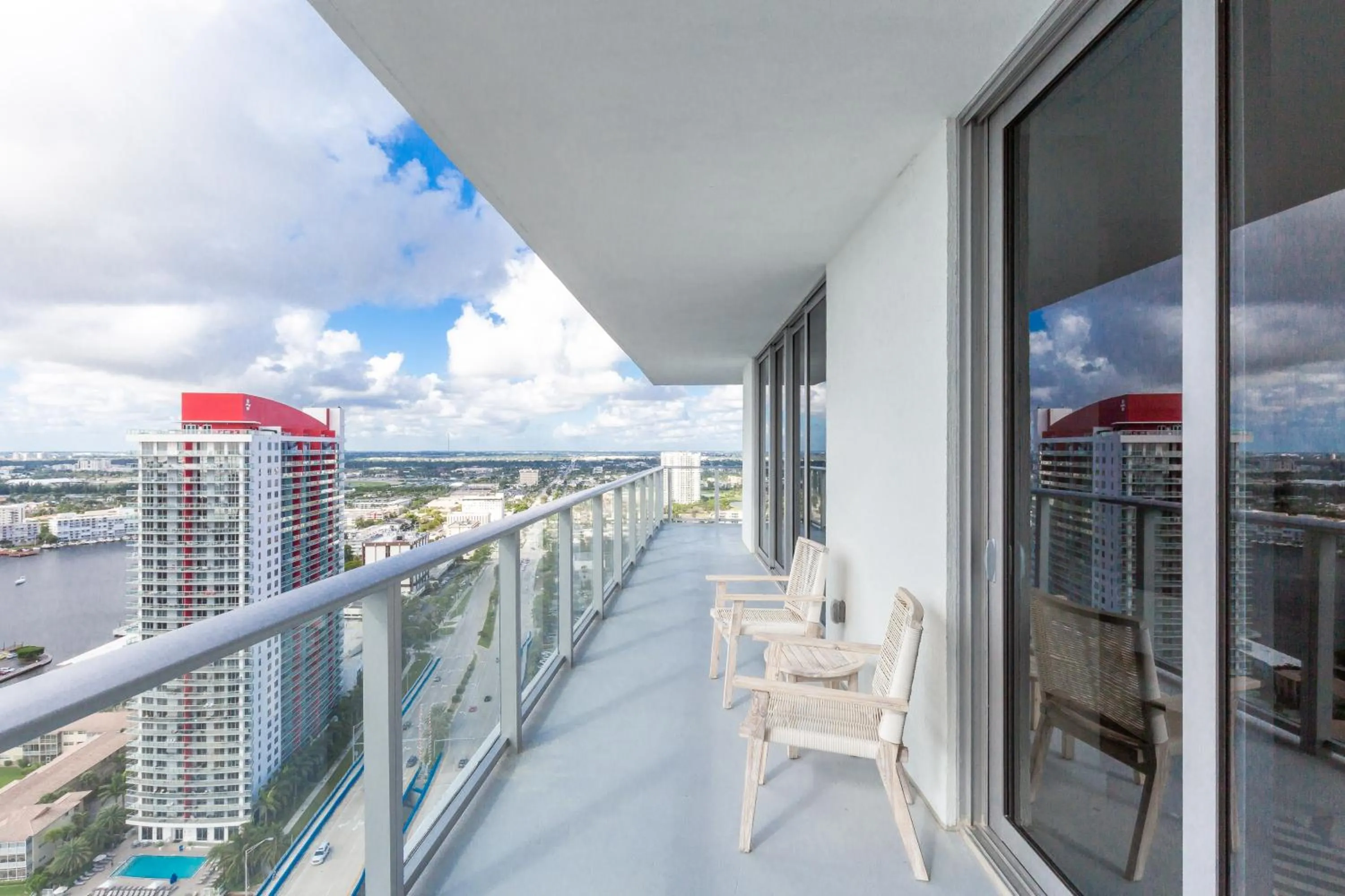 Balcony/Terrace in Private Ocean Condos at Hyde Beach Resort & Residences