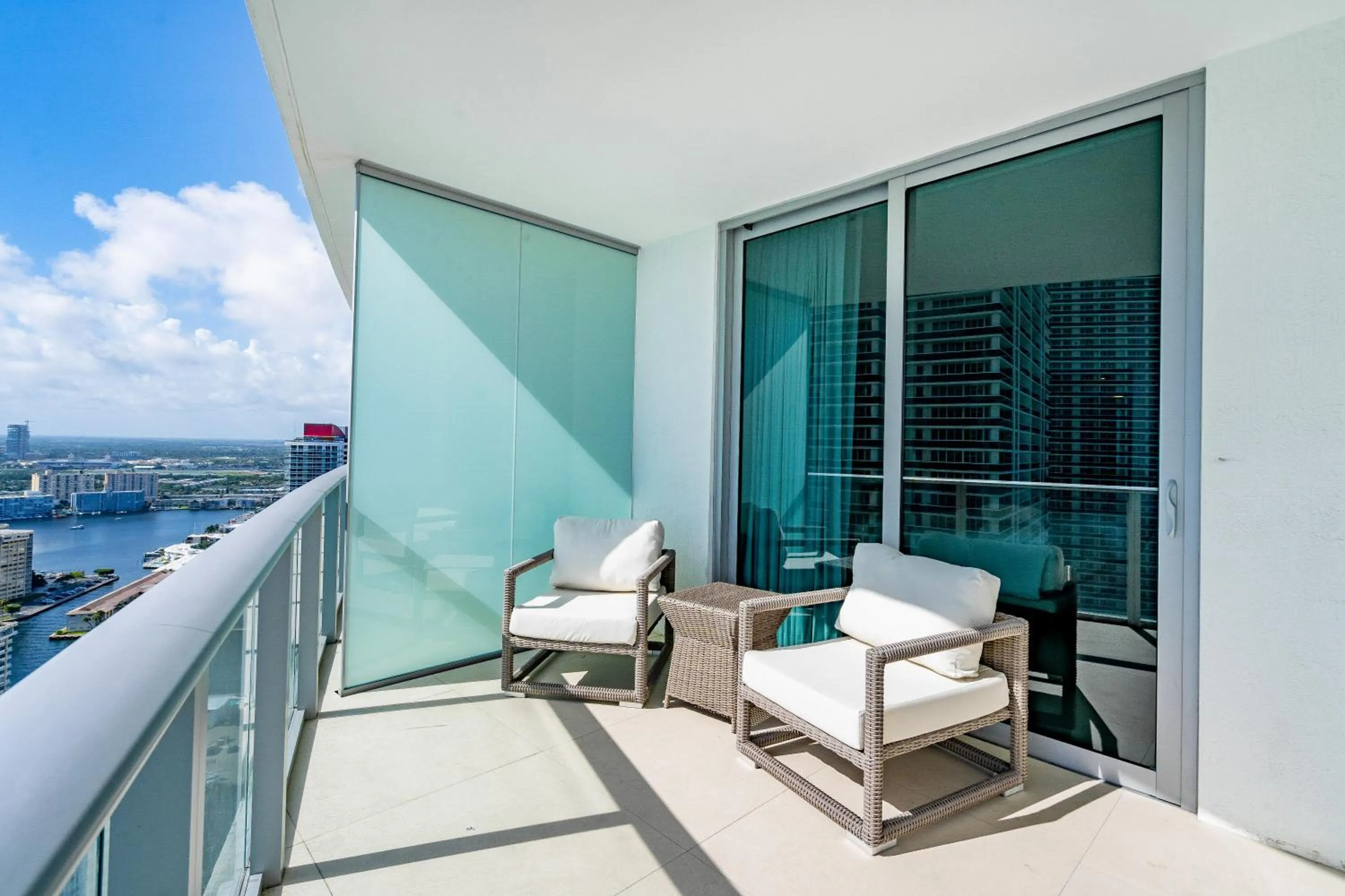 Balcony/Terrace in Private Ocean Condos at Hyde Beach Resort & Residences