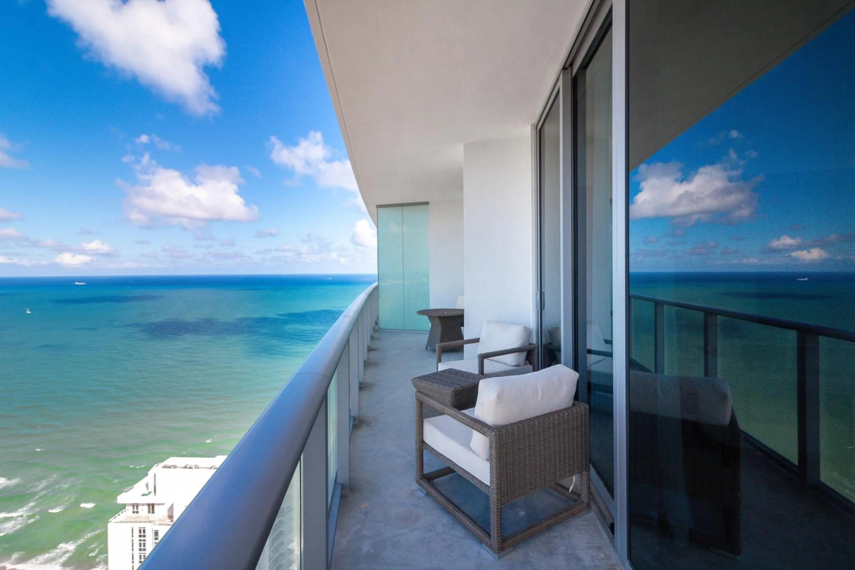 Balcony/Terrace in Private Ocean Condos at Hyde Beach Resort & Residences
