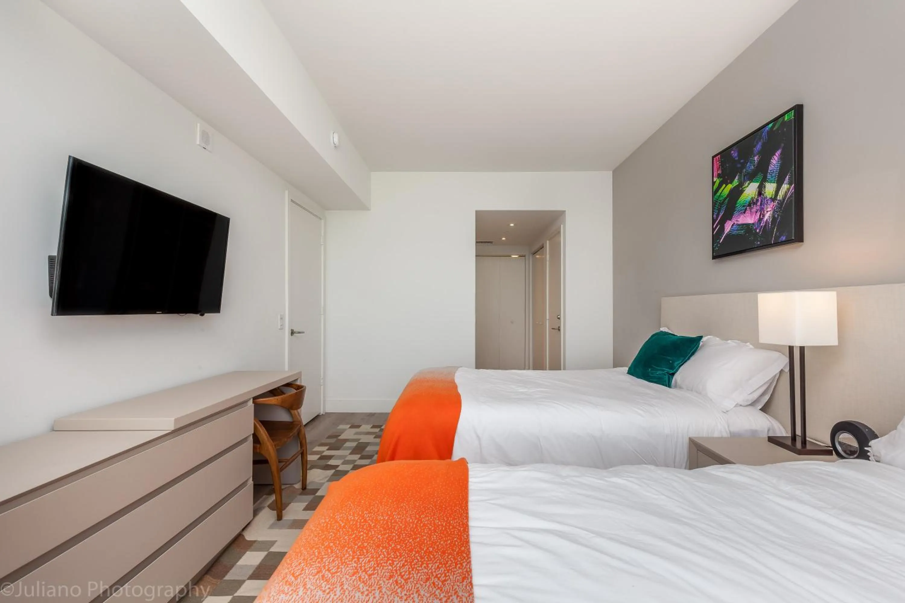 Bed in Private Ocean Condos at Hyde Beach Resort & Residences