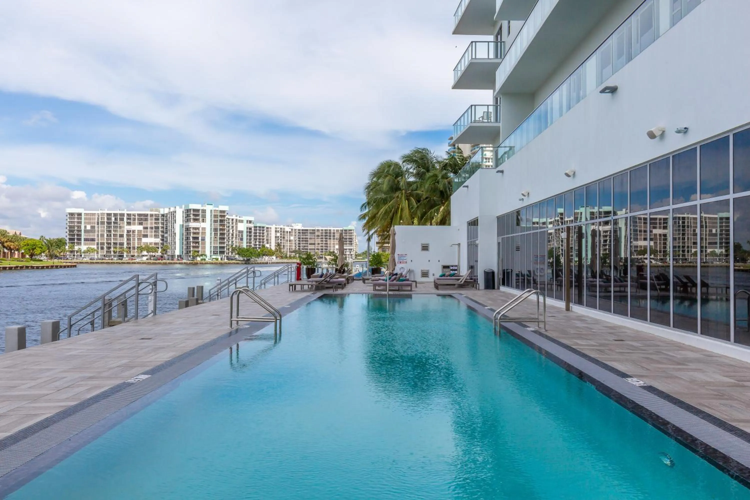 Property building in Private Ocean Condos at Hyde Beach Resort & Residences