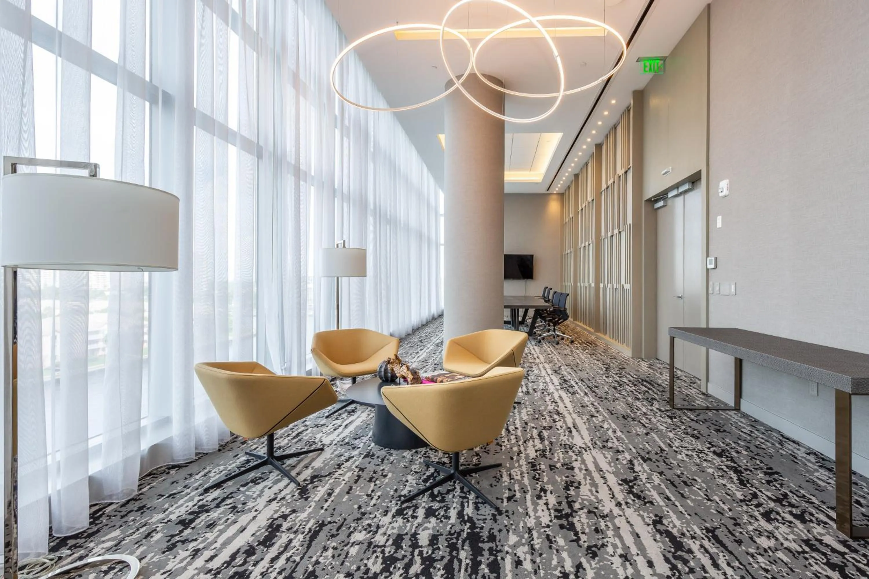 Seating area in Private Ocean Condos at Hyde Beach Resort & Residences