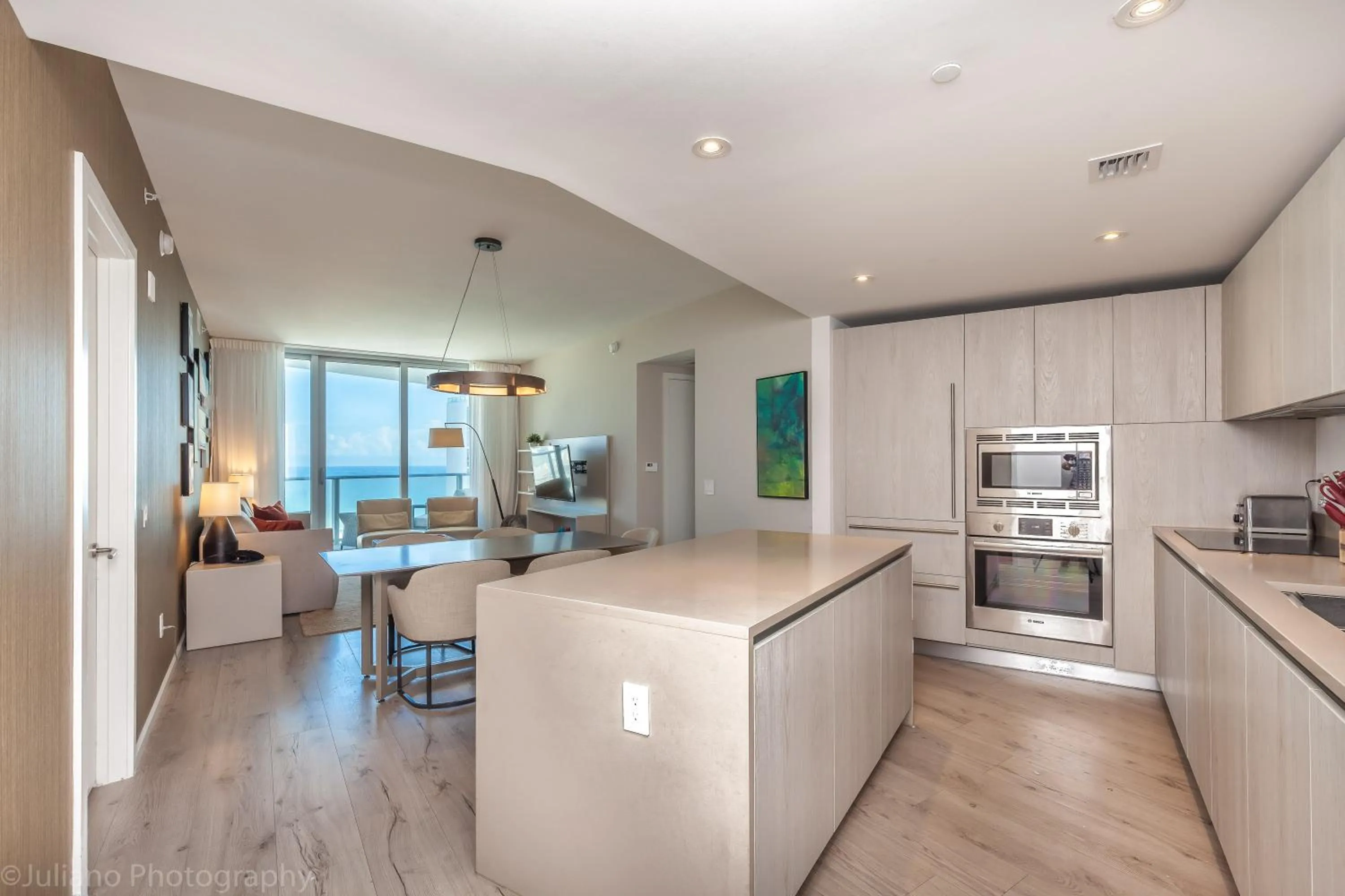 TV and multimedia in Private Ocean Condos at Hyde Beach Resort & Residences