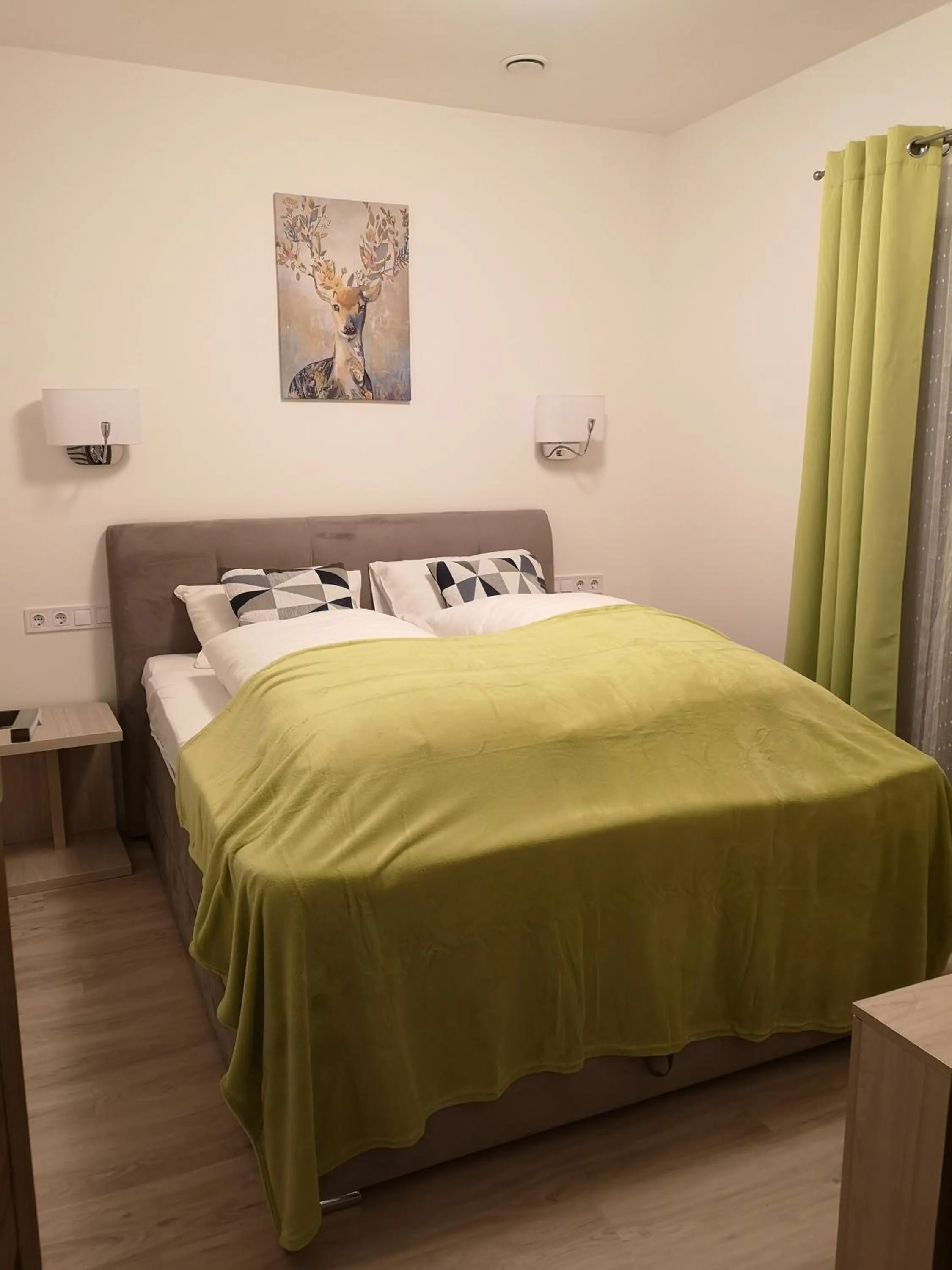 Bed in Schneekristall