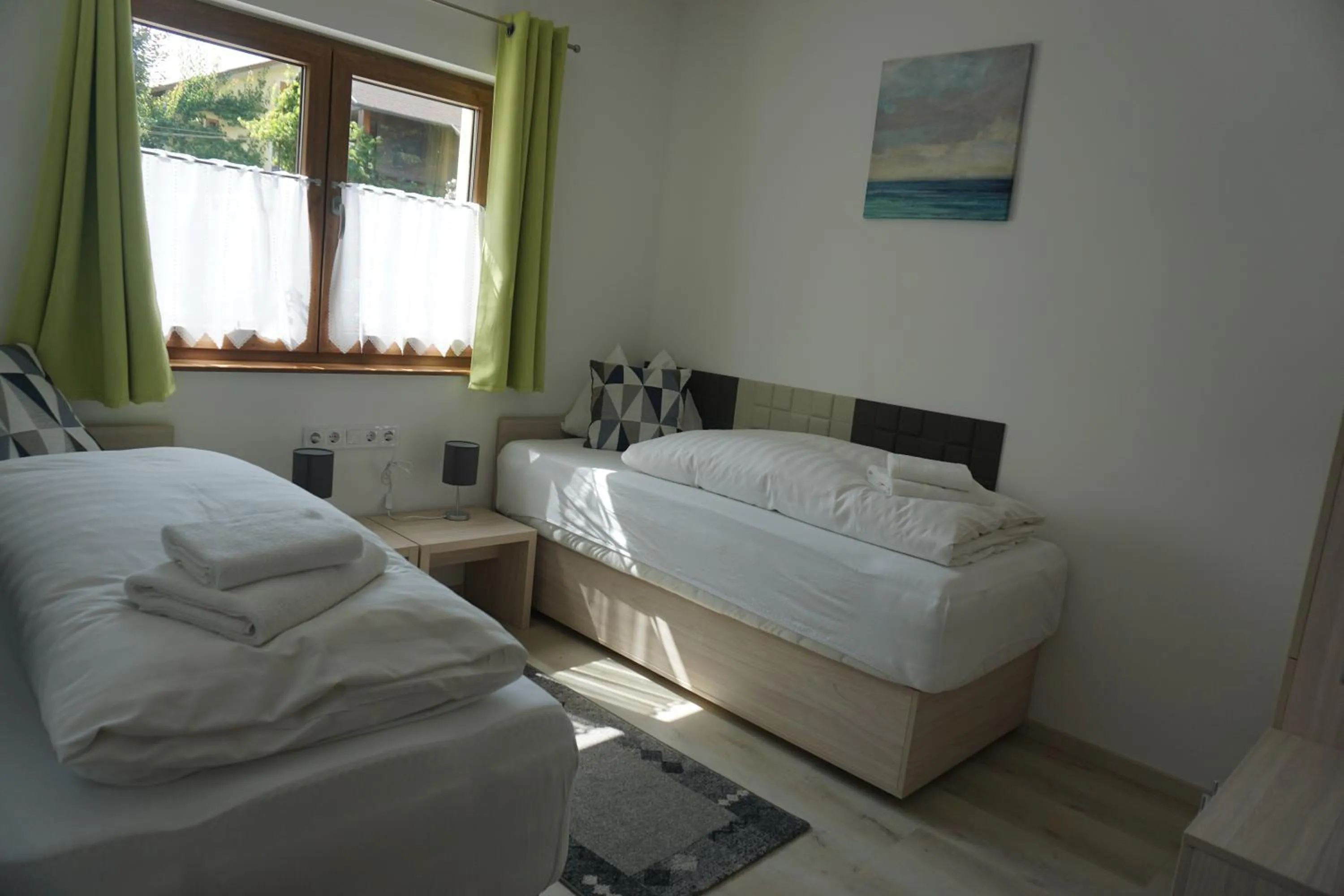 Bed in Schneekristall