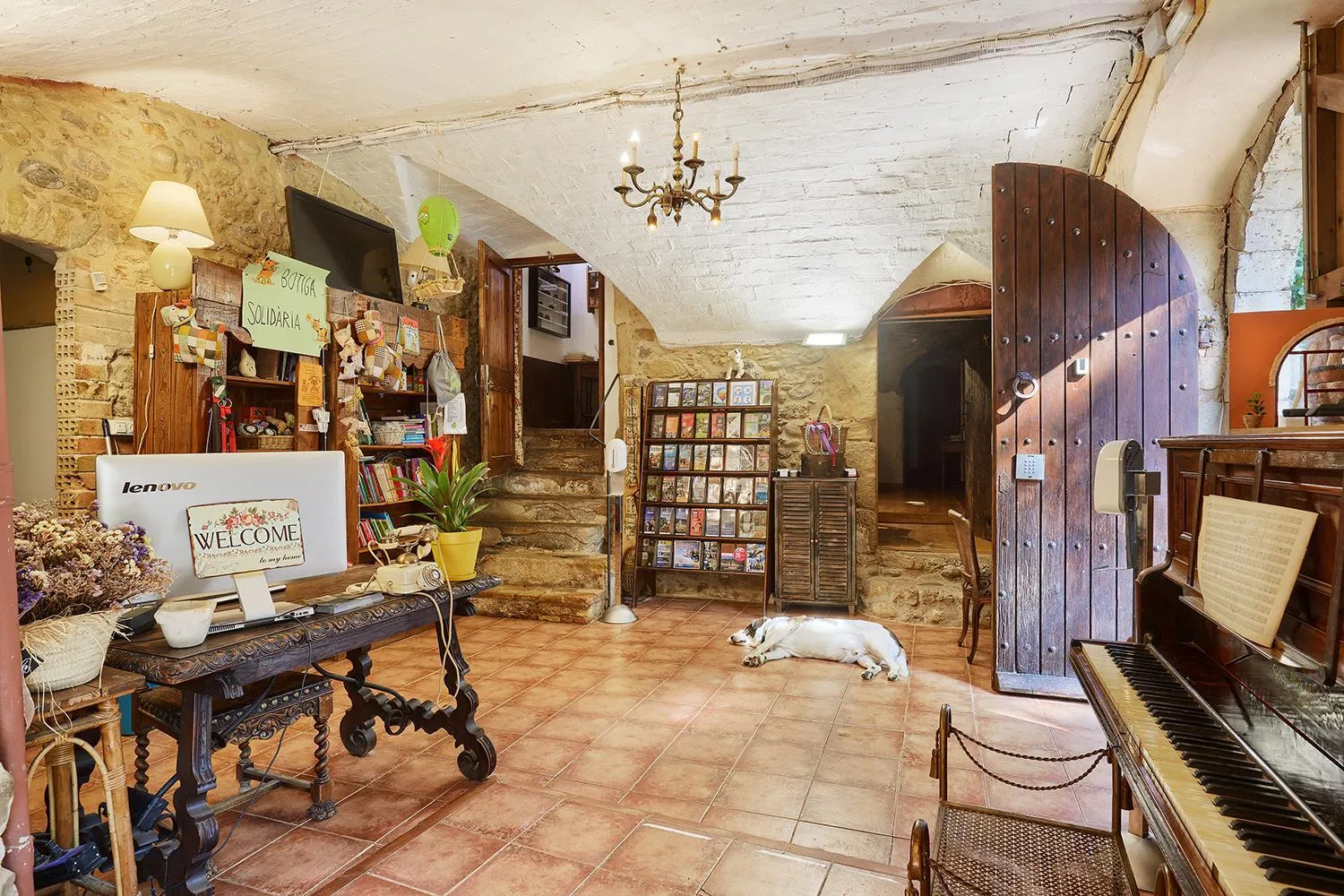 Lobby or reception in Mas Torrencito Pet Friendly