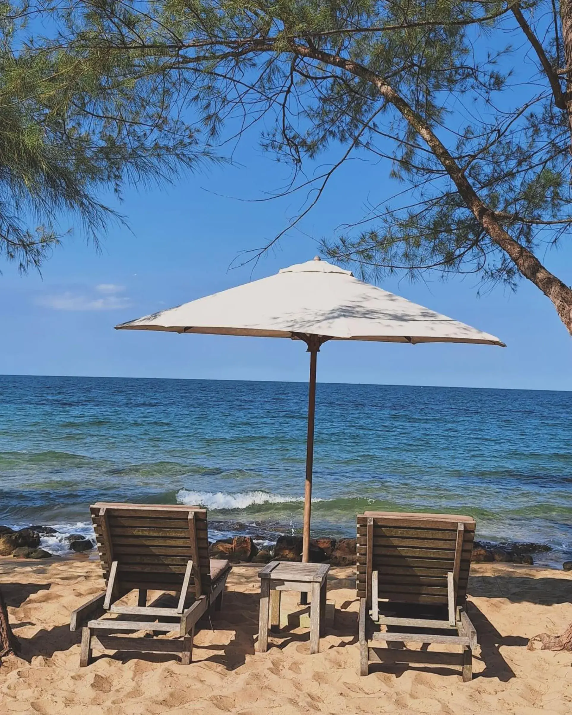 sunbed in Ancarine Beach Resort sunbed in Ancarine Beach Resort