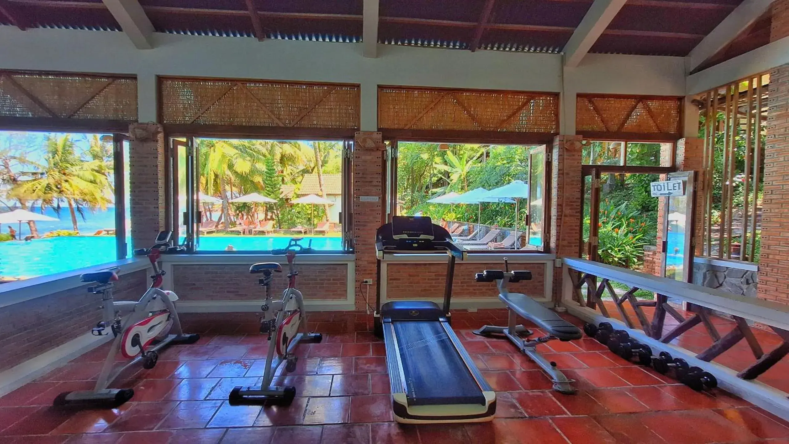Fitness centre/facilities in Ancarine Beach Resort Fitness centre/facilities in Ancarine Beach Resort