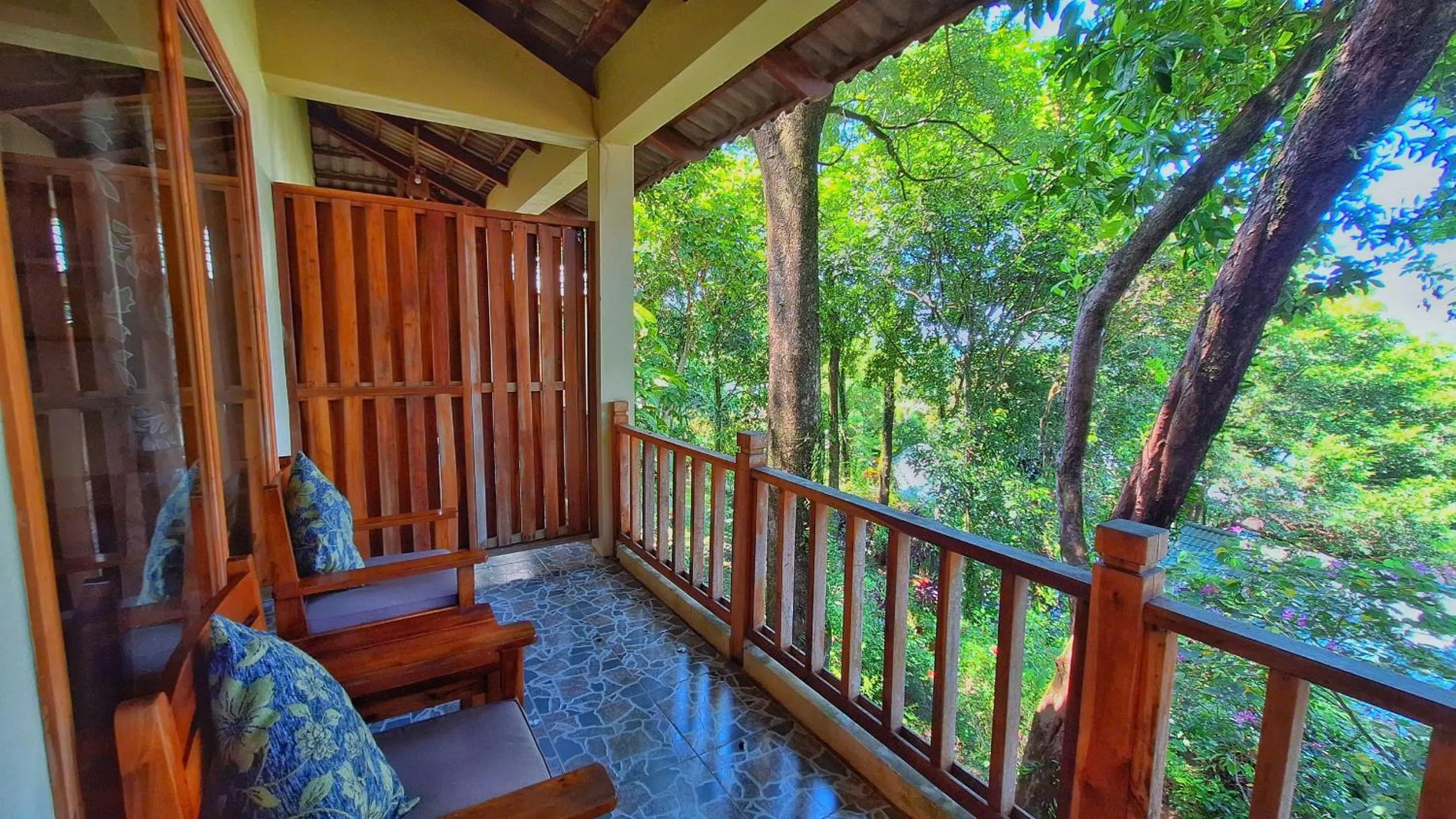 Patio in Ancarine Beach Resort