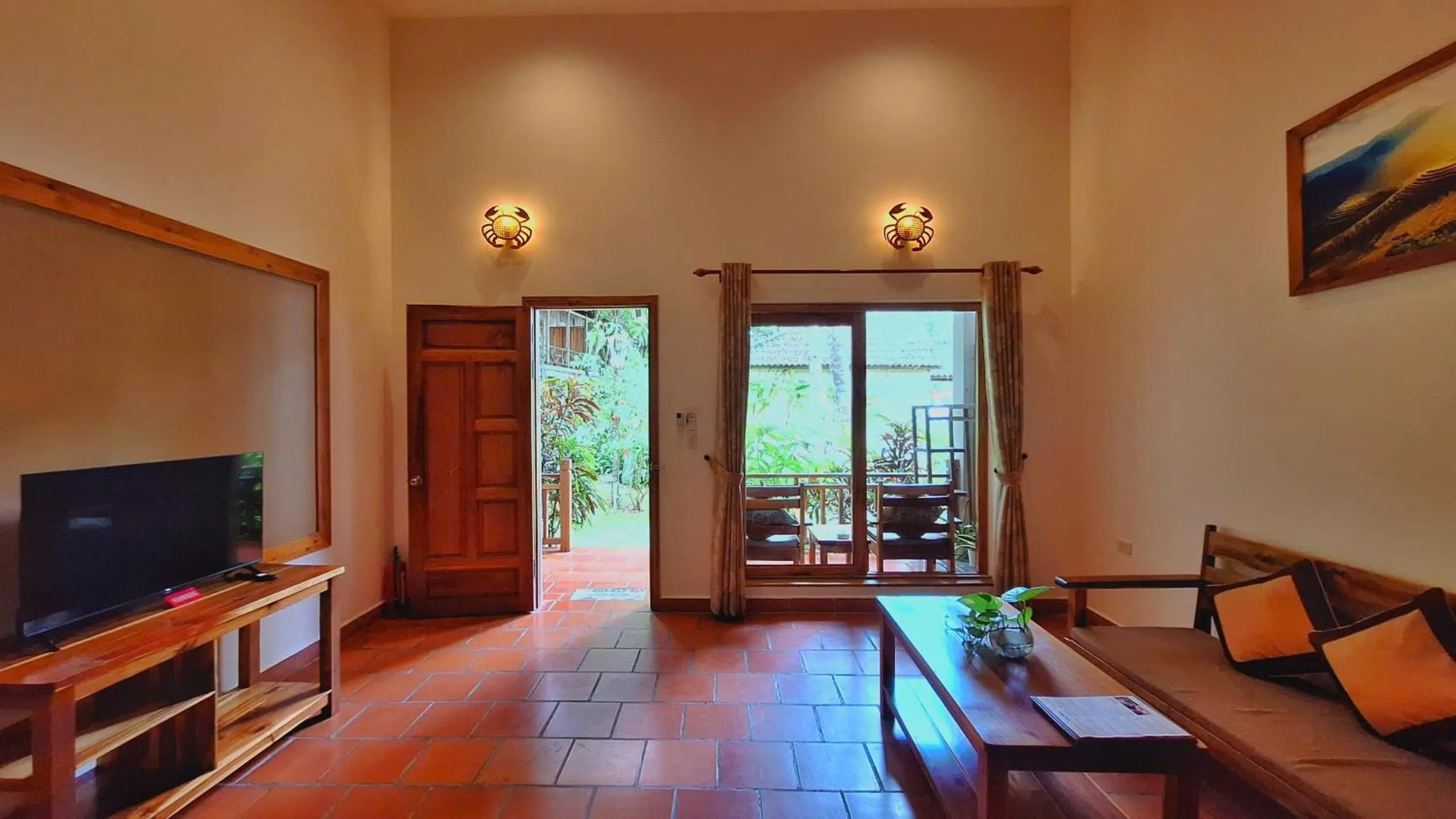 Living room in Ancarine Beach Resort