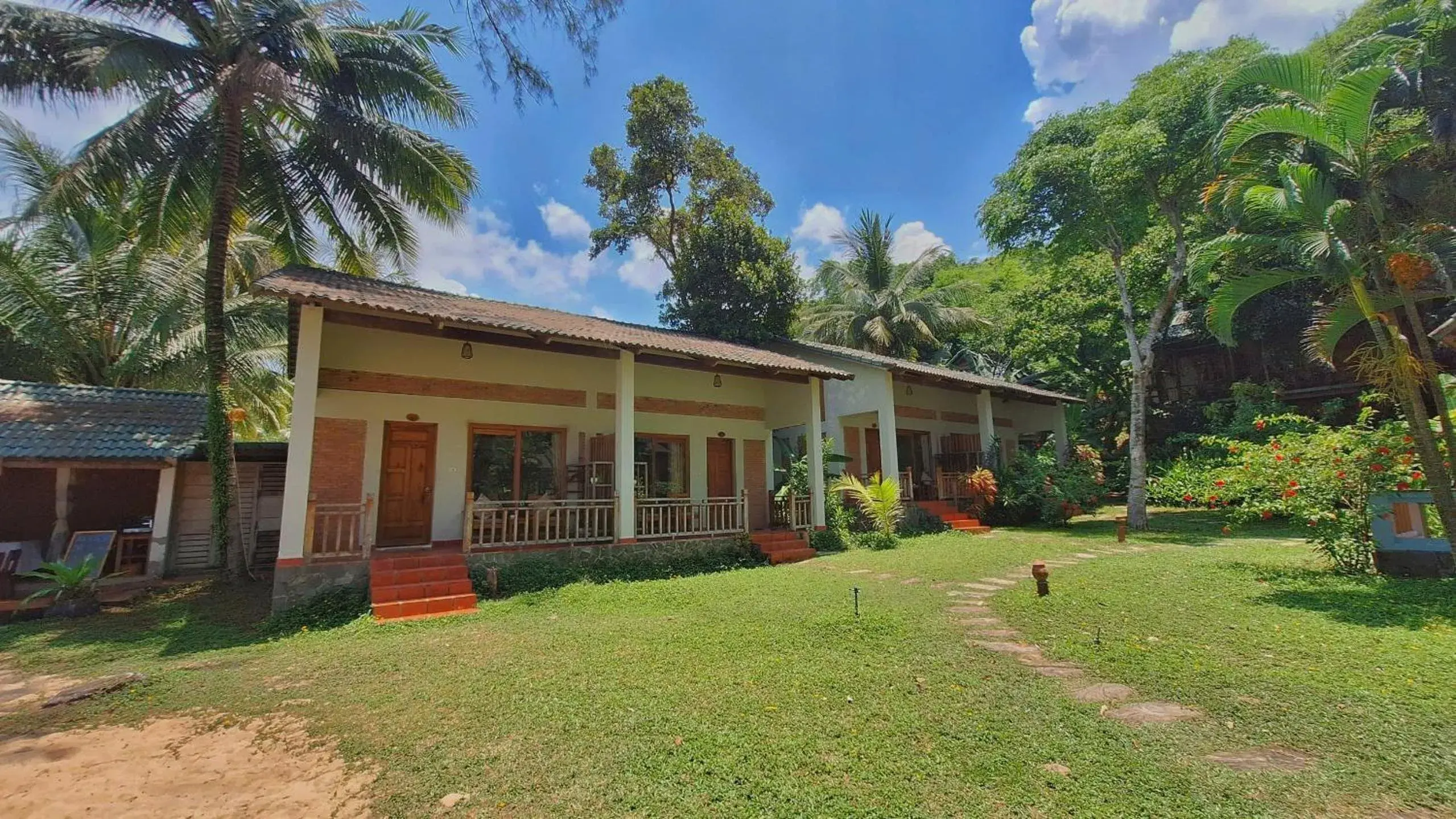 Property building in Ancarine Beach Resort Property building in Ancarine Beach Resort