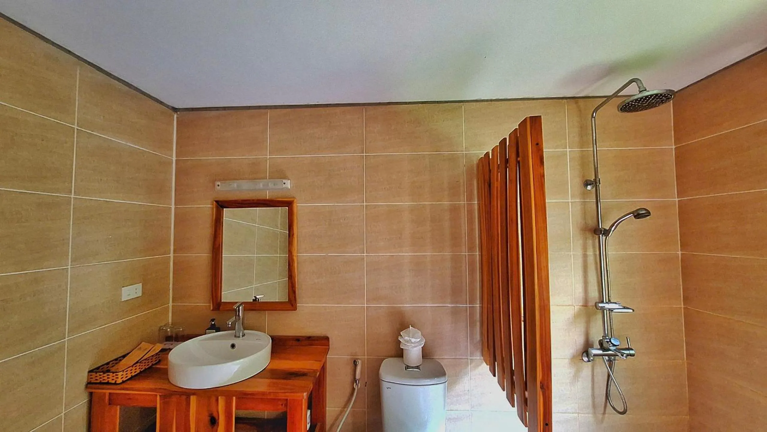 Shower in Ancarine Beach Resort