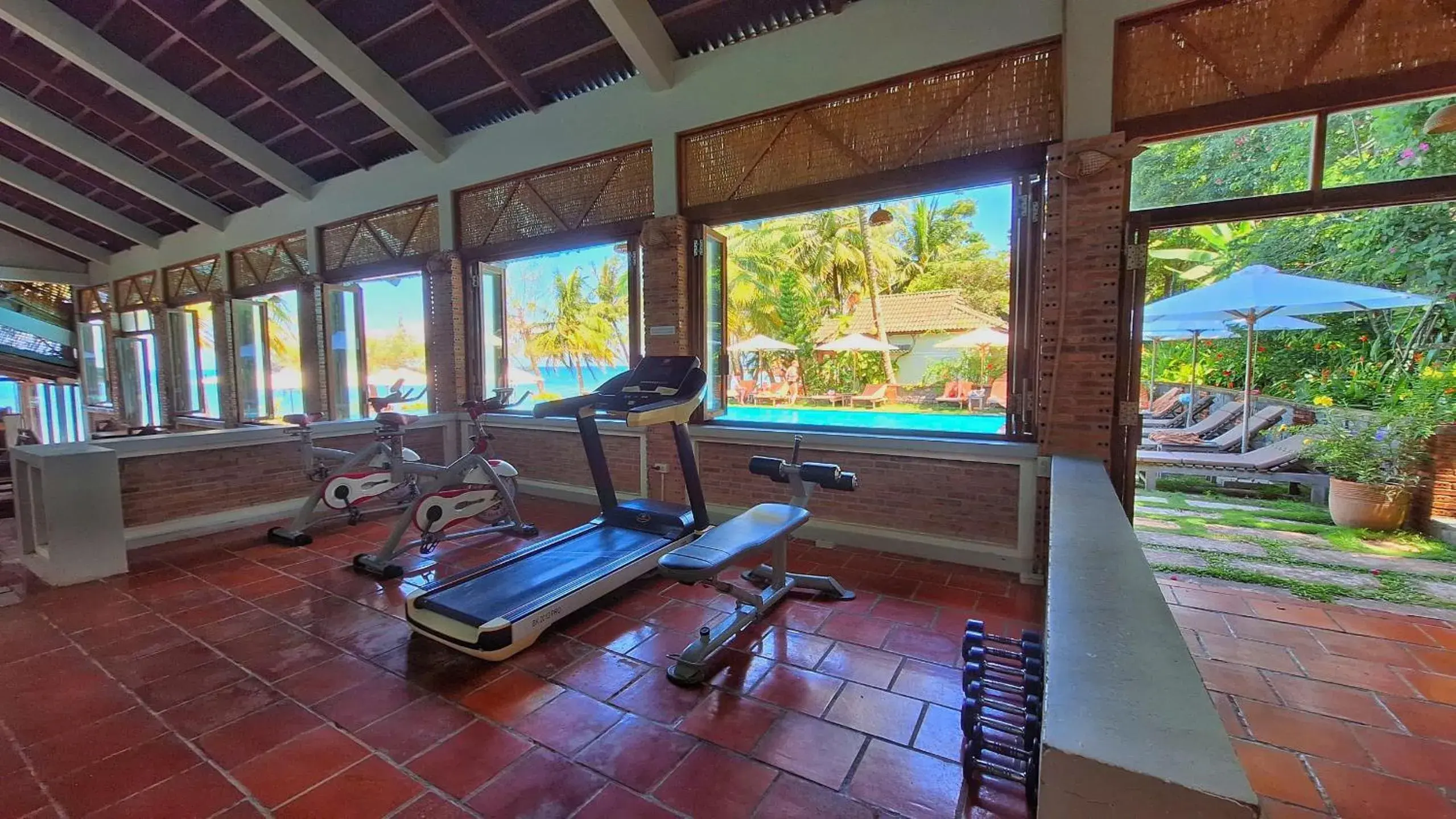 Fitness centre/facilities in Ancarine Beach Resort Fitness centre/facilities in Ancarine Beach Resort