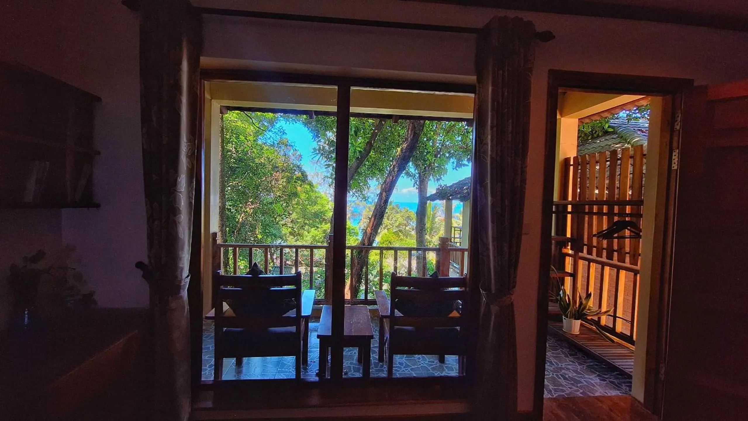 Patio in Ancarine Beach Resort