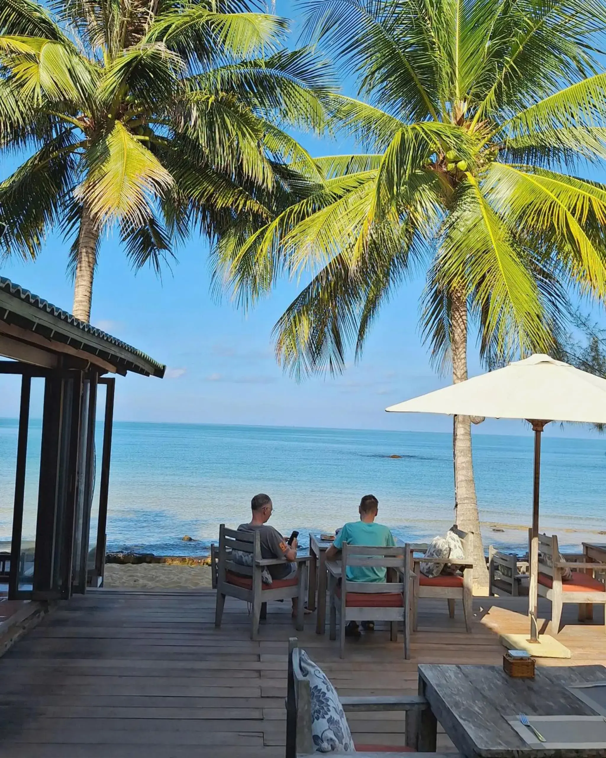 Breakfast in Ancarine Beach Resort Breakfast in Ancarine Beach Resort